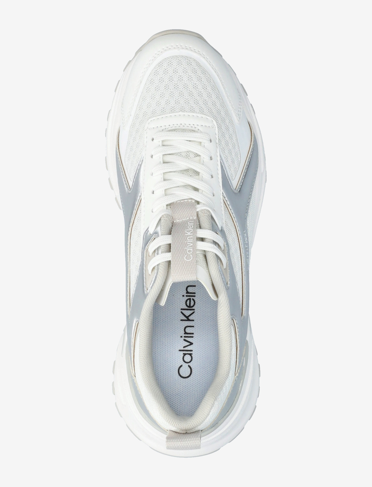 Calvin Klein - HIKE RUN CKSTRIPE MESH MET - konfirmationstøj - bright white silver - 3