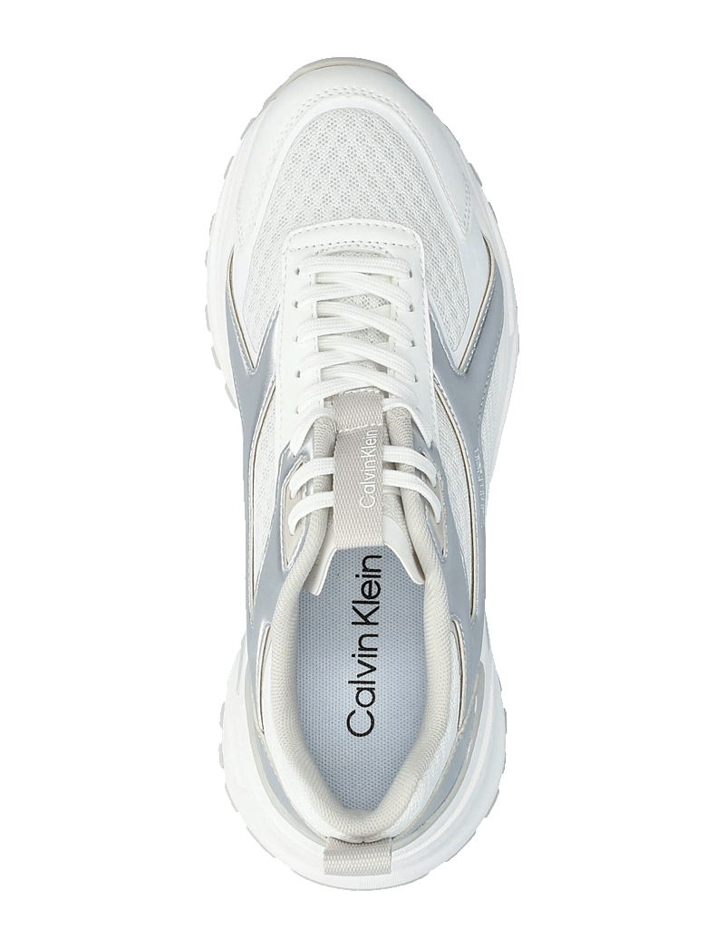 Calvin Klein - HIKE RUN CKSTRIPE MESH MET - konfirmationstøj - bright white silver - 3