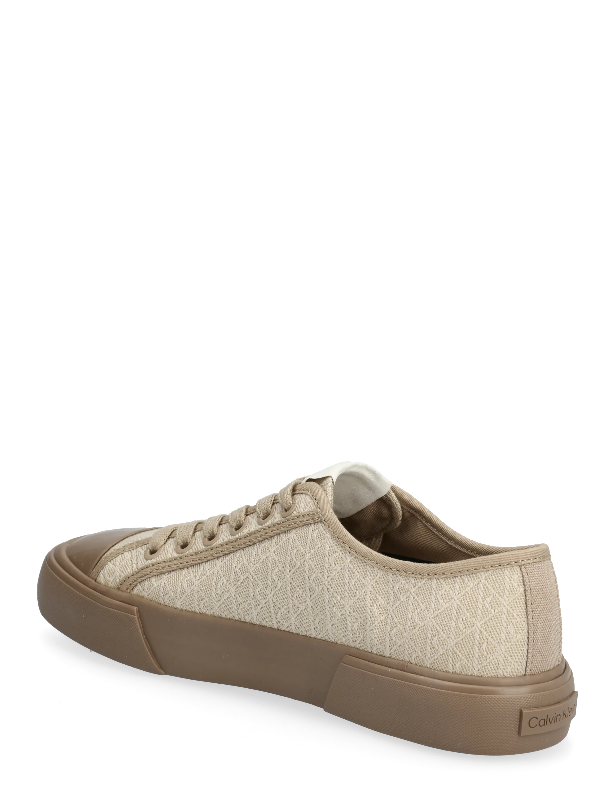 Calvin Klein - VULC LOW LACEUP AOP CANVAS - baskets basses - silver mink - 2