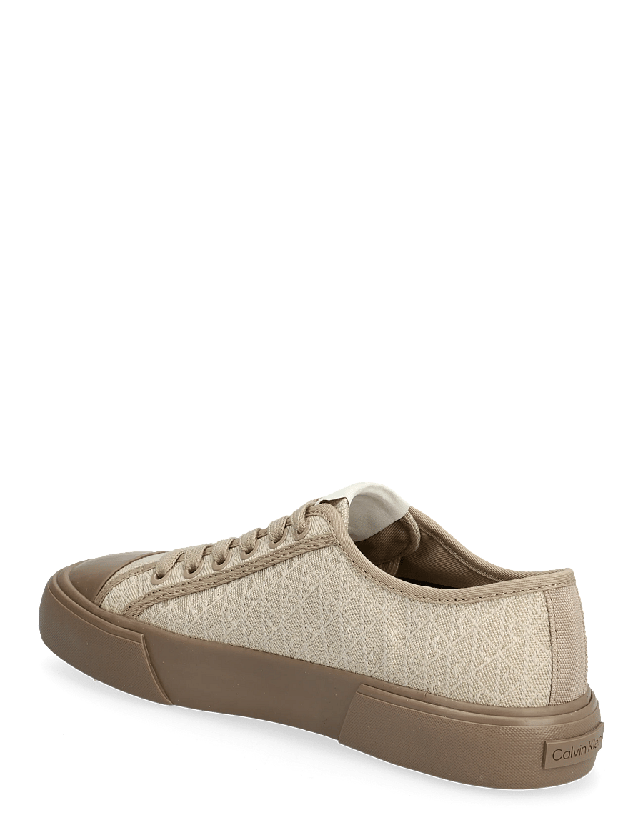 Calvin Klein - VULC LOW LACEUP AOP CANVAS - baskets basses - silver mink - 2