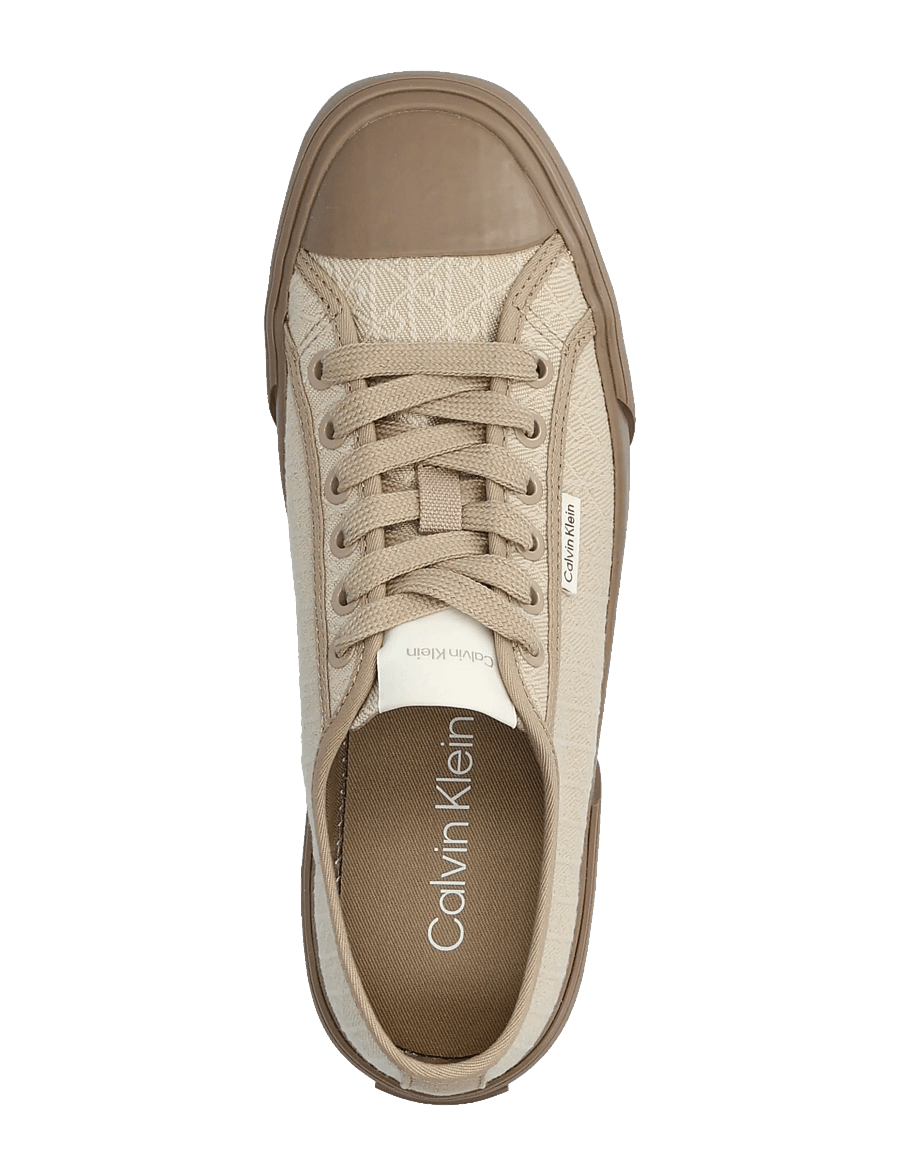 Calvin Klein - VULC LOW LACEUP AOP CANVAS - baskets basses - silver mink - 3