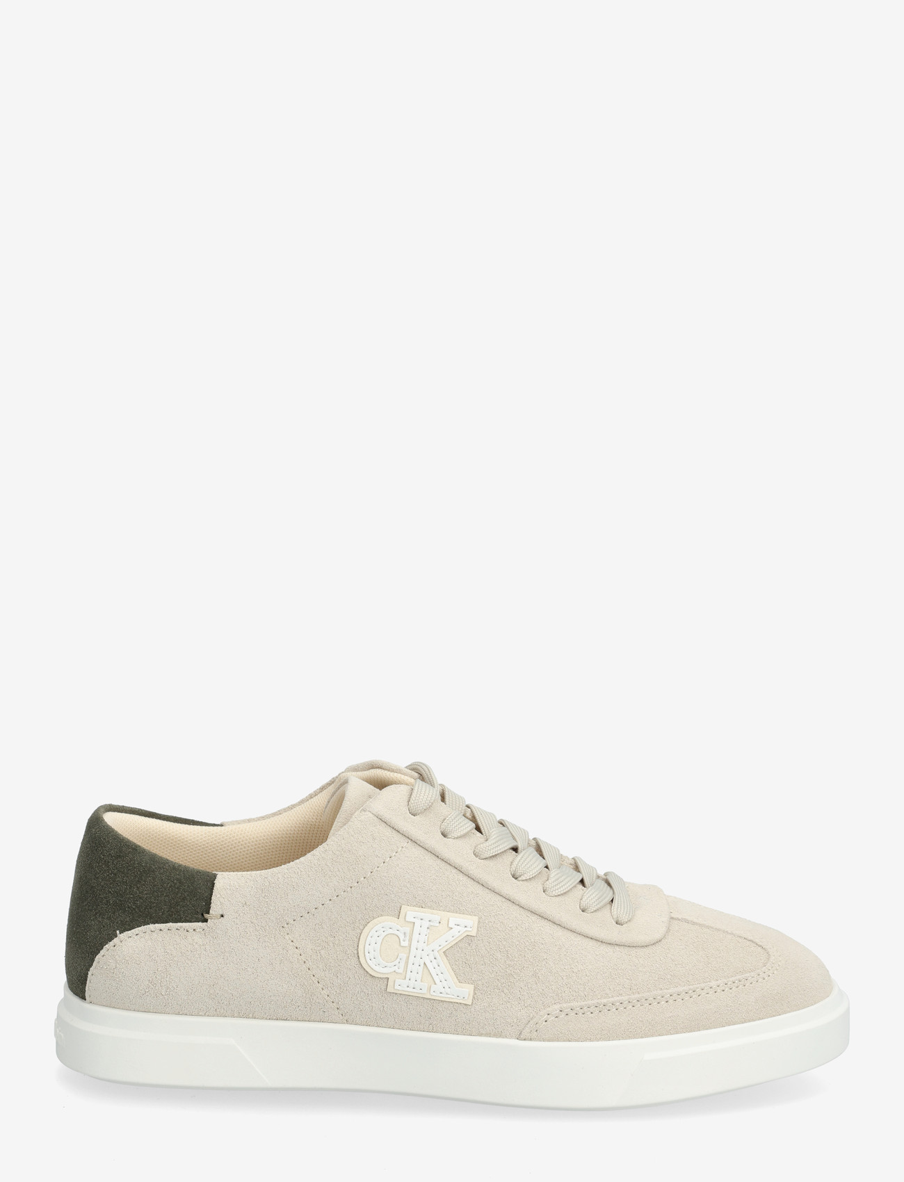 Calvin Klein - LOW PRO CUPS WT SUEDE MG - lave sneakers - light cashew lichen green - 1
