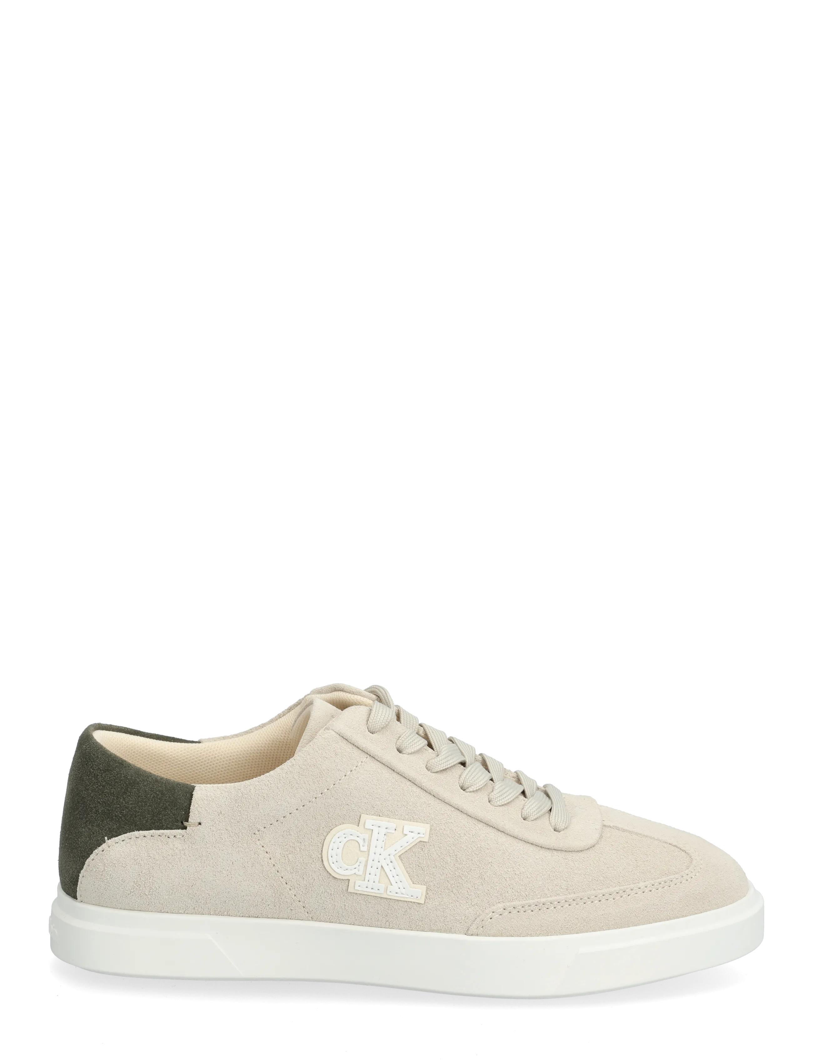 Calvin Klein - LOW PRO CUPS WT SUEDE MG - lave sneakers - light cashew lichen green - 1