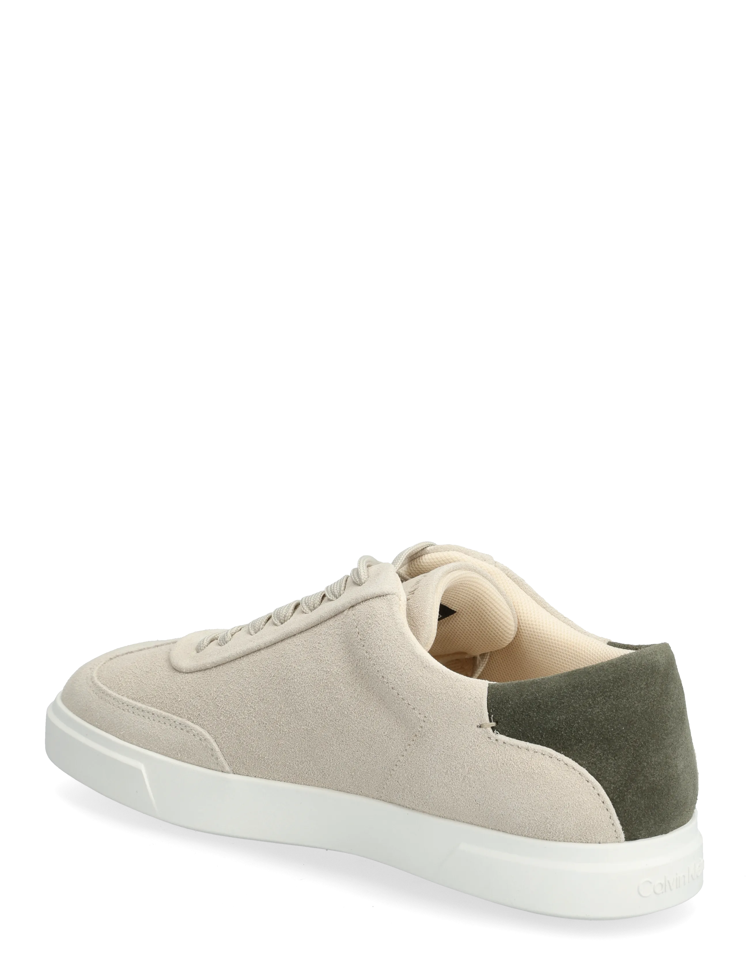 Calvin Klein - LOW PRO CUPS WT SUEDE MG - lave sneakers - light cashew lichen green - 2