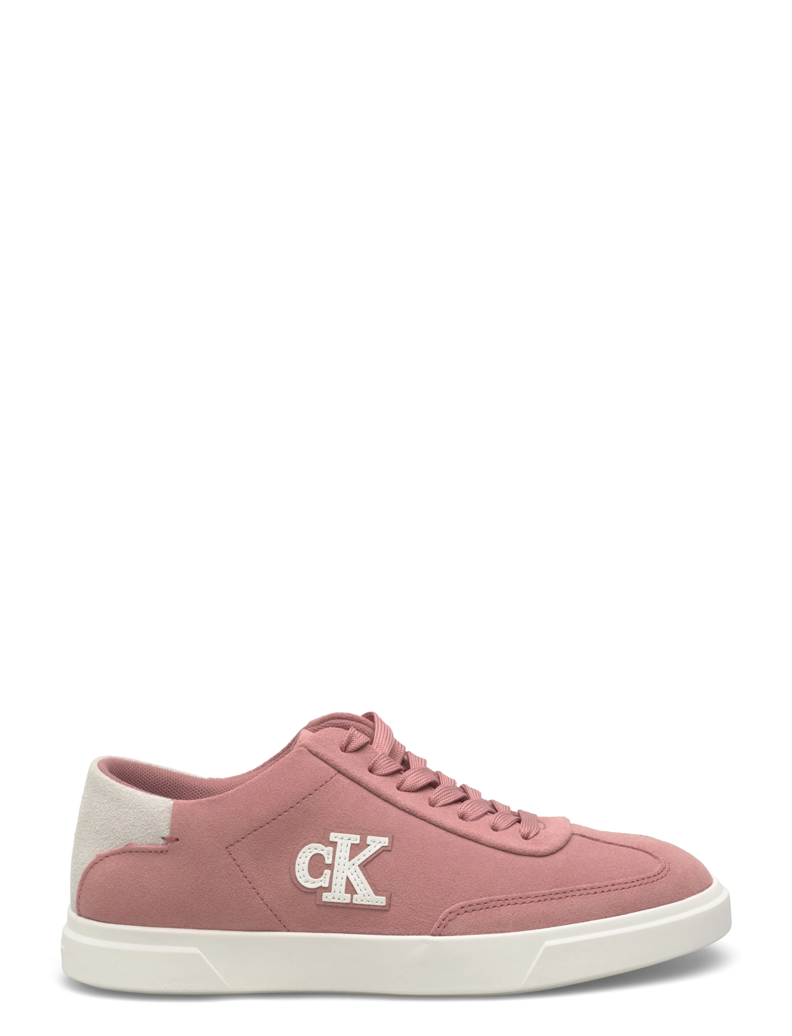 Calvin Klein - LOW PRO CUPS WT SUEDE MG - niedrige sneaker - blush bright white - 1