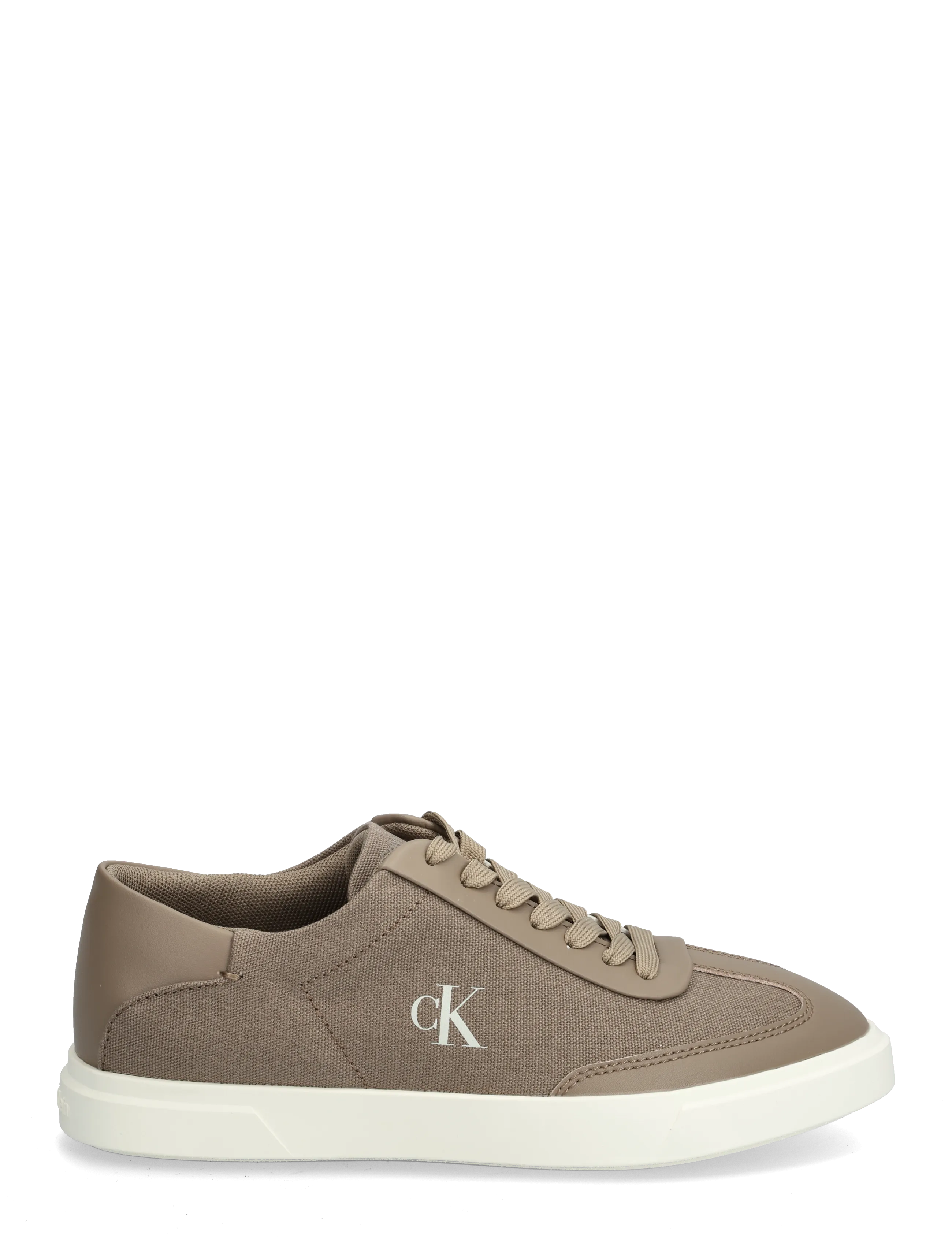 Calvin Klein - LOW PRO CUPS WT CANV MG - konfirmationstøj - desert taupe marshmallow - 1