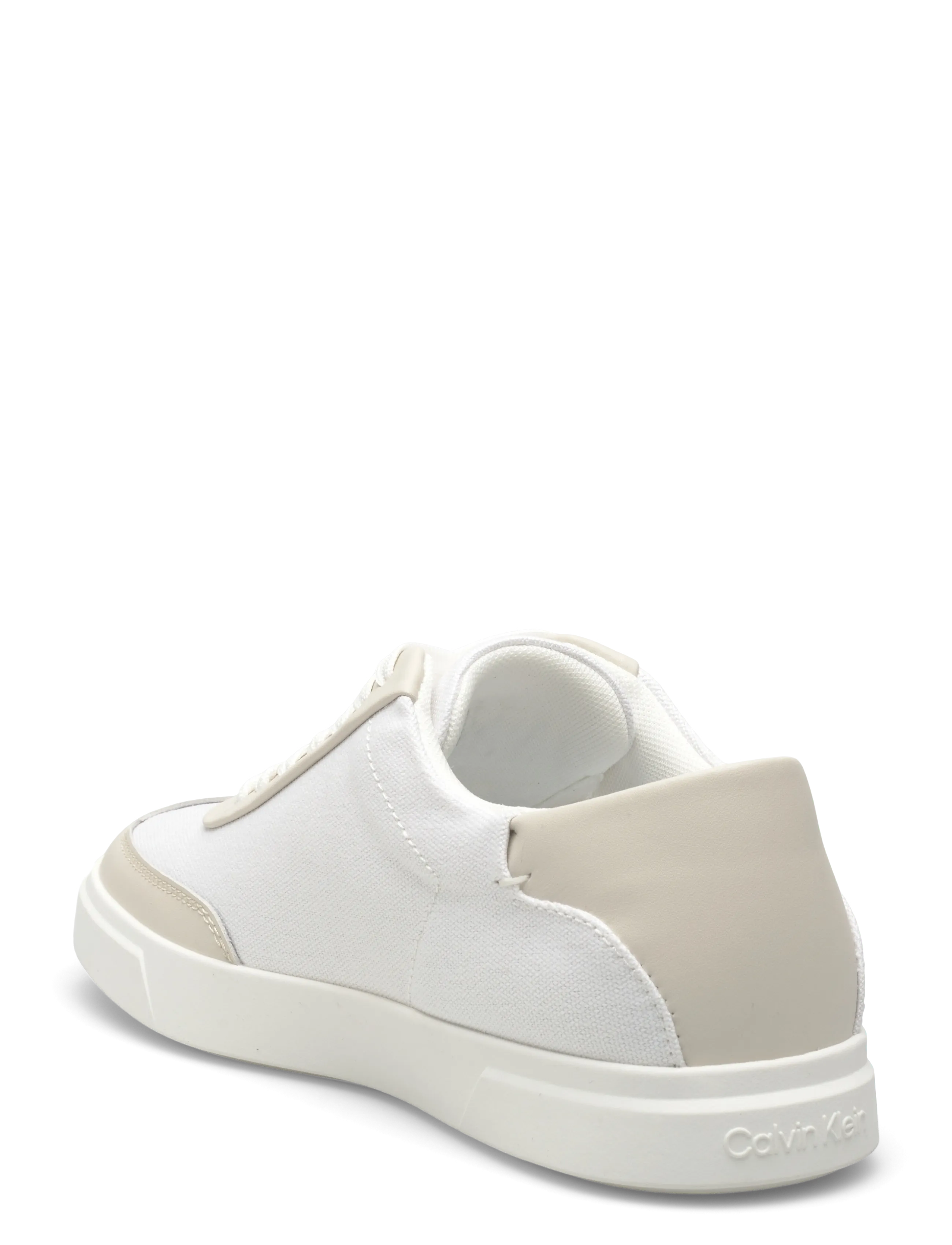 Calvin Klein - LOW PRO CUPS WT CANV MG - konfirmationstøj - bright white dk ecru - 2