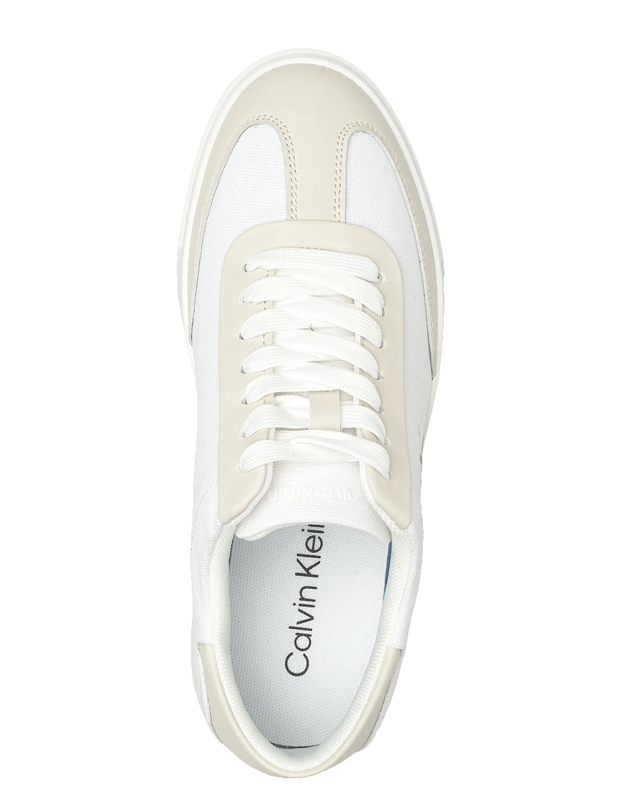 Calvin Klein - LOW PRO CUPS WT CANV MG - konfirmation - bright white dk ecru - 3