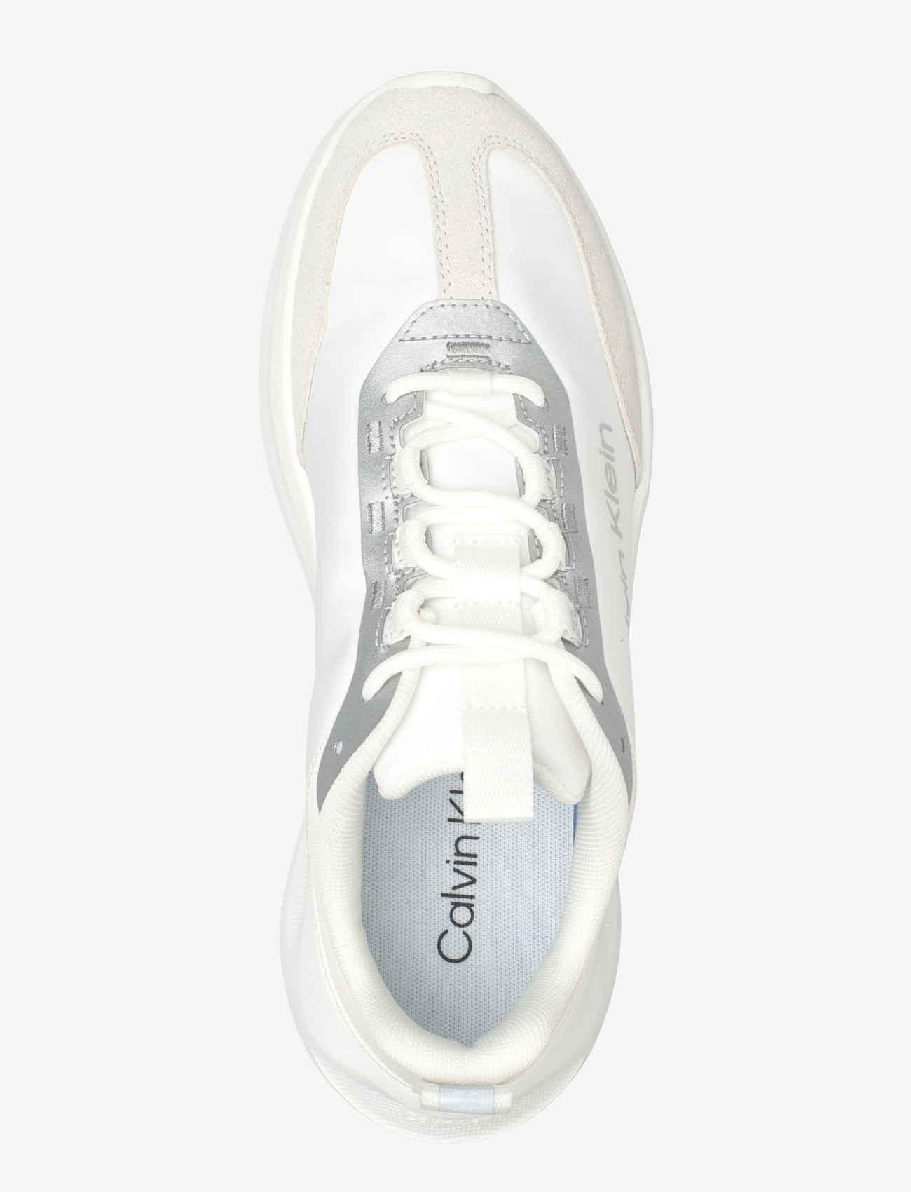 Calvin Klein - LIGHT EVA RUNNER NYL-SUE - konfirmationstøj - bright white silver - 3