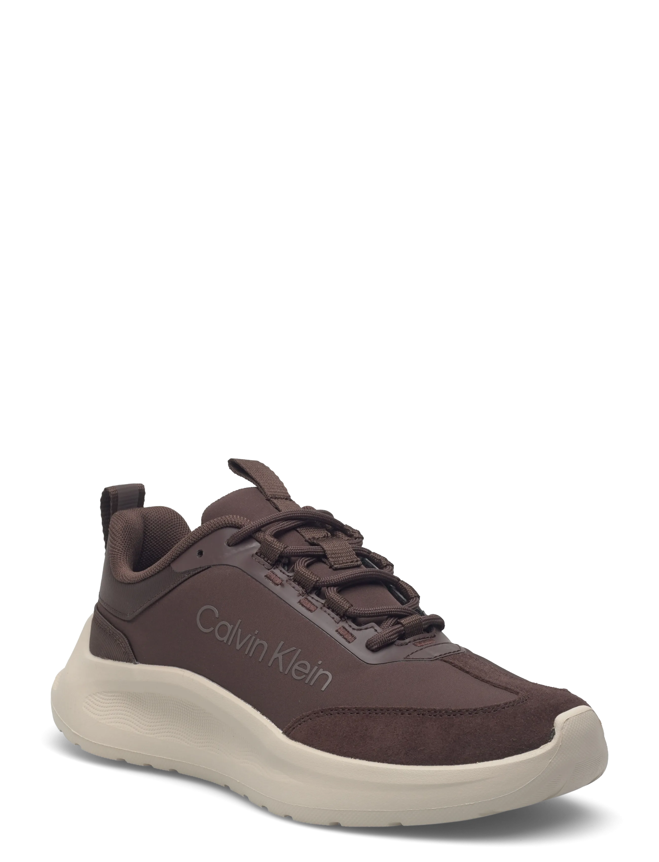 Calvin Klein LIGHT EVA RUNNER NYL-SUE - Calvin Klein - DESERT TAUPE OATMEAL / brown