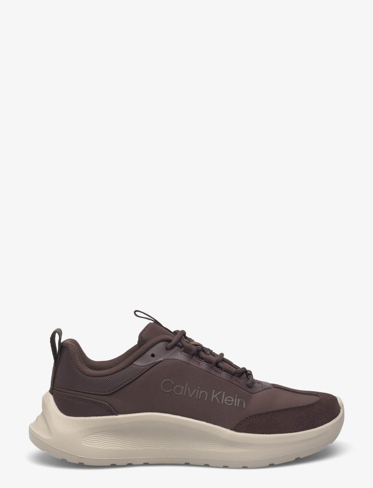 Calvin Klein - LIGHT EVA RUNNER NYL-SUE - niedrige sneakers - desert taupe oatmeal - 1