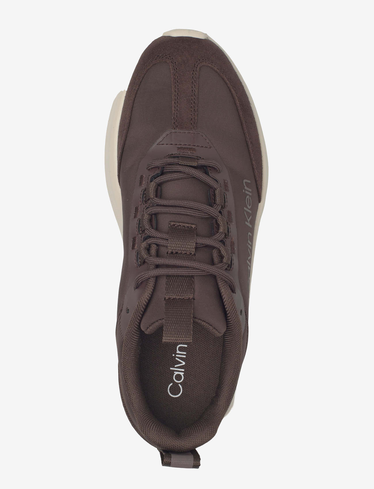 Calvin Klein - LIGHT EVA RUNNER NYL-SUE - niedrige sneakers - desert taupe oatmeal - 3