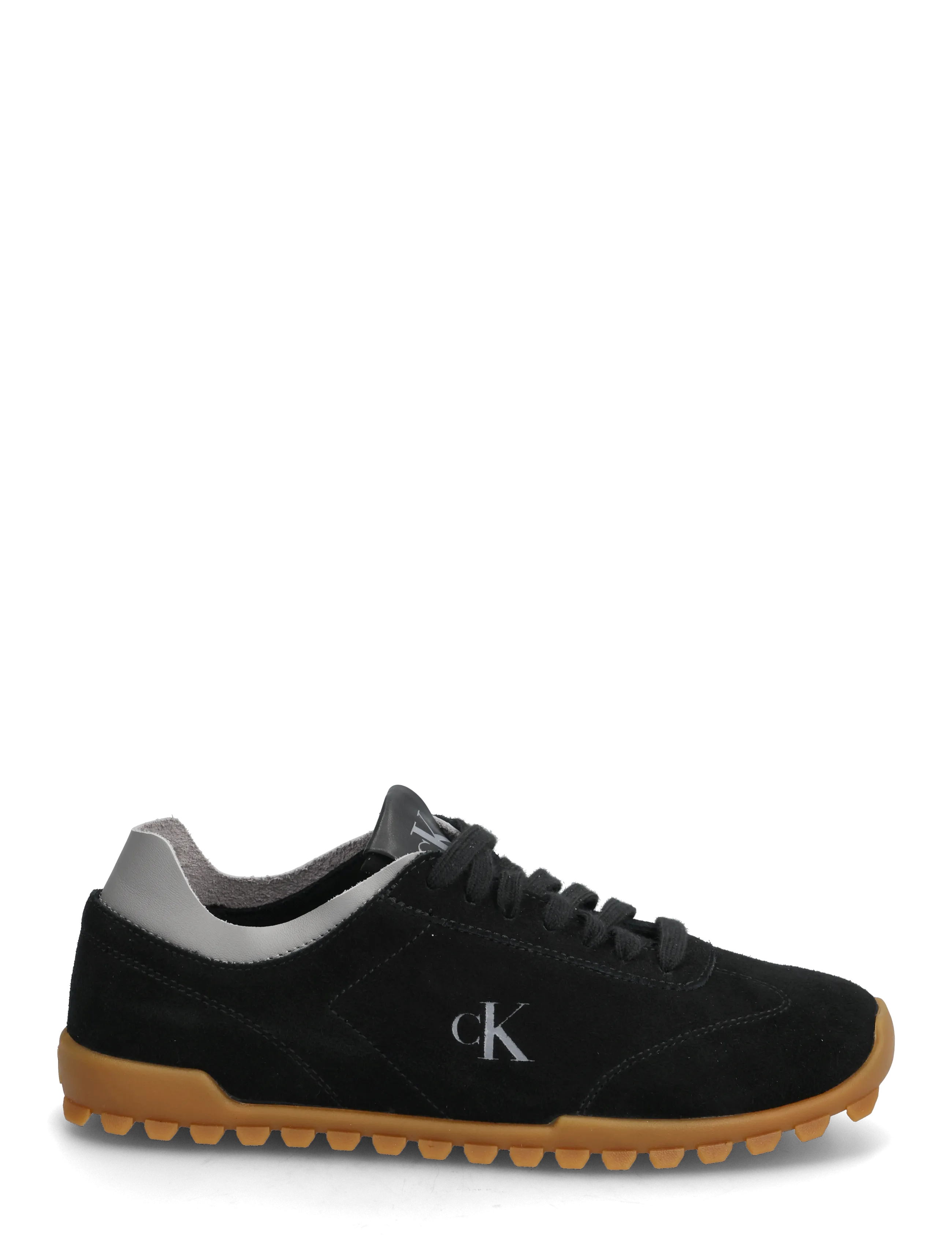 Calvin Klein - LOW PROFILE RUN MG SUE DB LACES - lágir strigaskór - ck black - 1