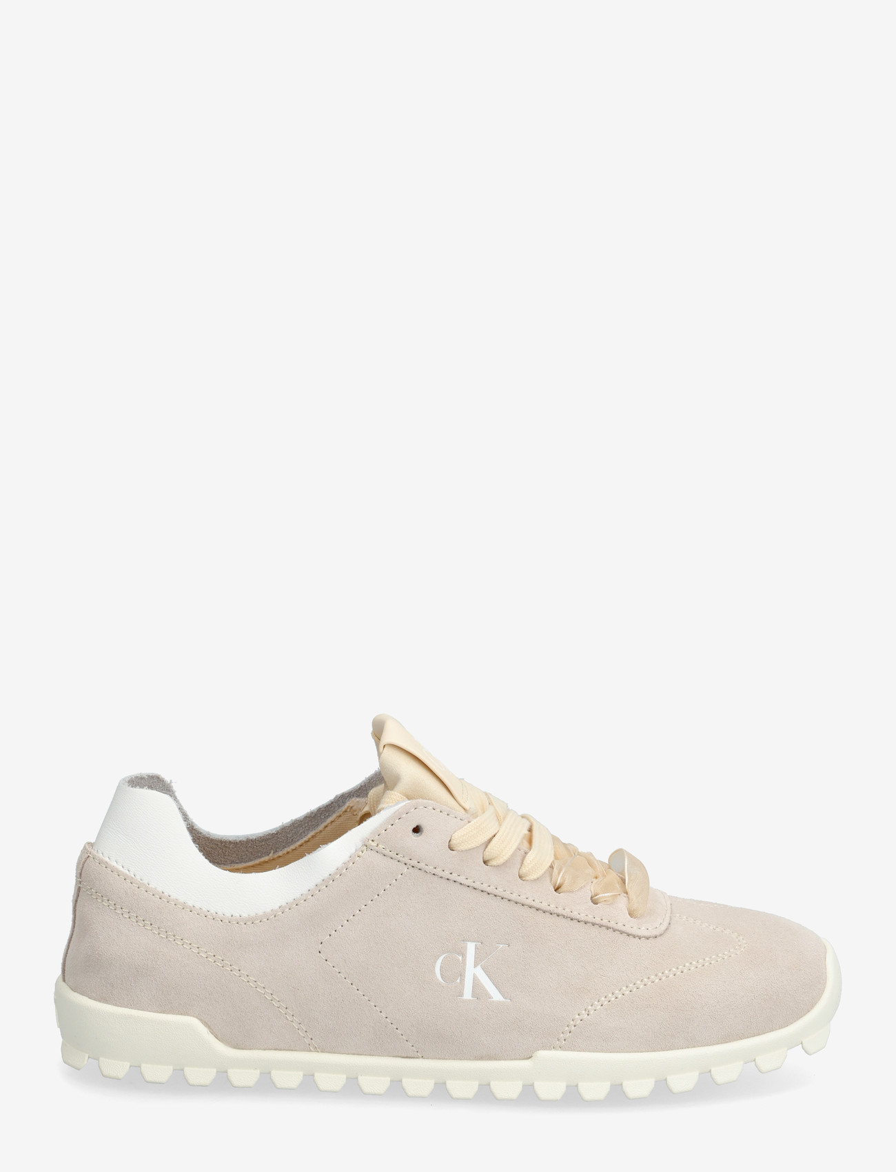 Calvin Klein - LOW PROFILE RUN MG SUE DB LACES - madala säärega tossud - light cashew - 1