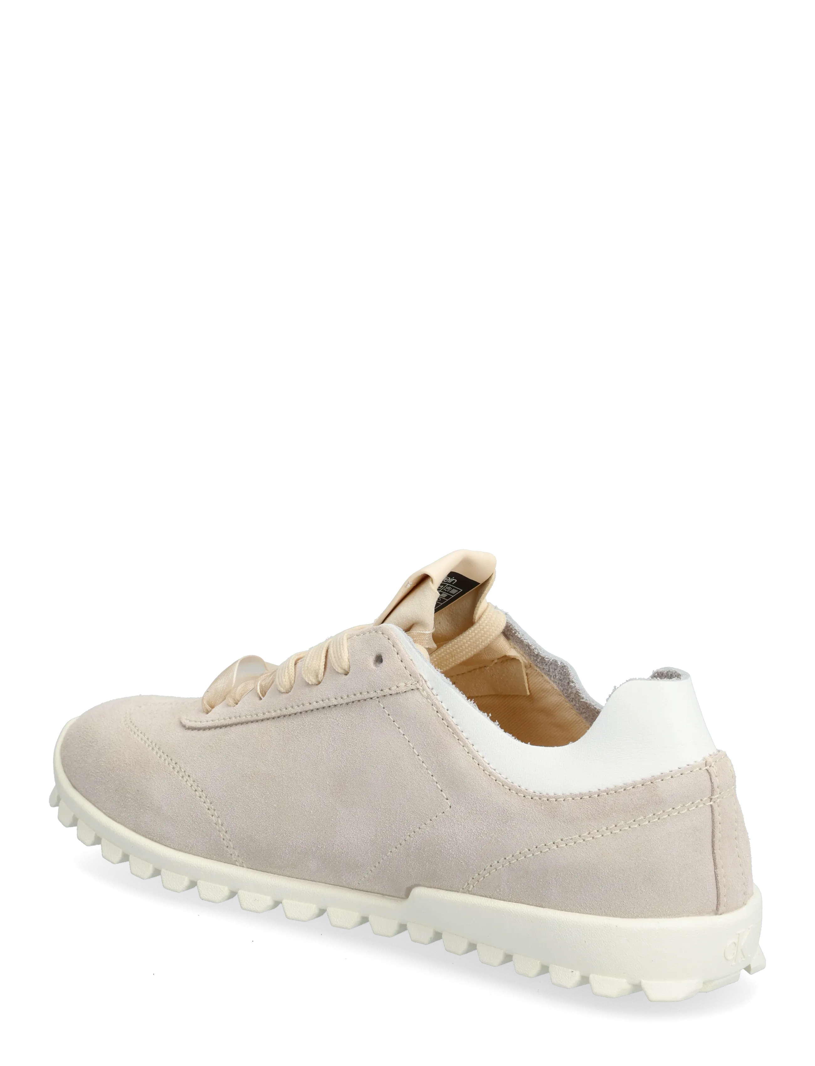Calvin Klein - LOW PROFILE RUN MG SUE DB LACES - lave sneakers - light cashew - 2
