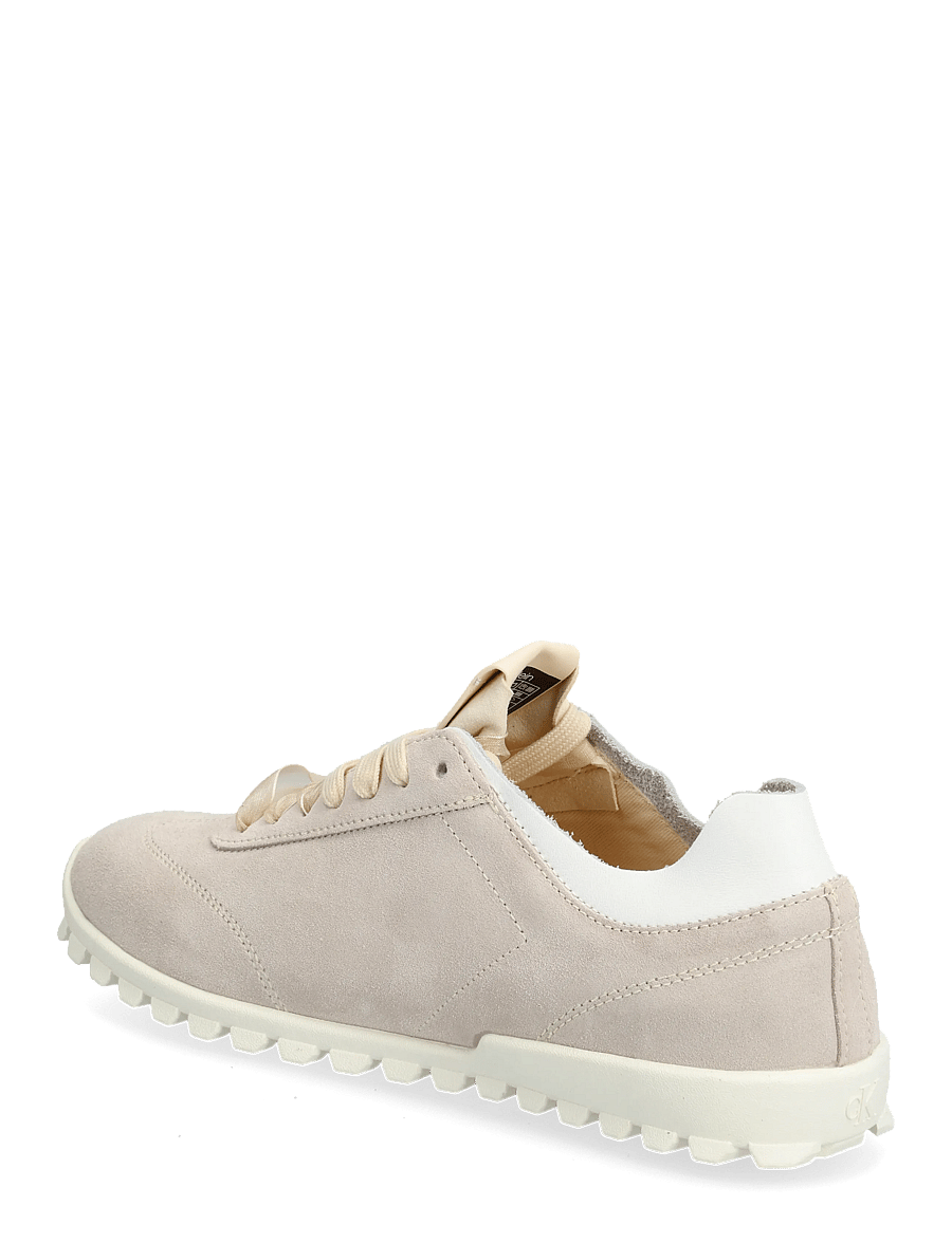 Calvin Klein - LOW PROFILE RUN MG SUE DB LACES - matalavartiset tennarit - light cashew - 2