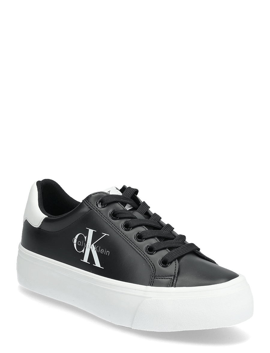 Calvin Klein - VULC FLATFORM LACEUP LOW LTH - konfirmatsioon - black - 0