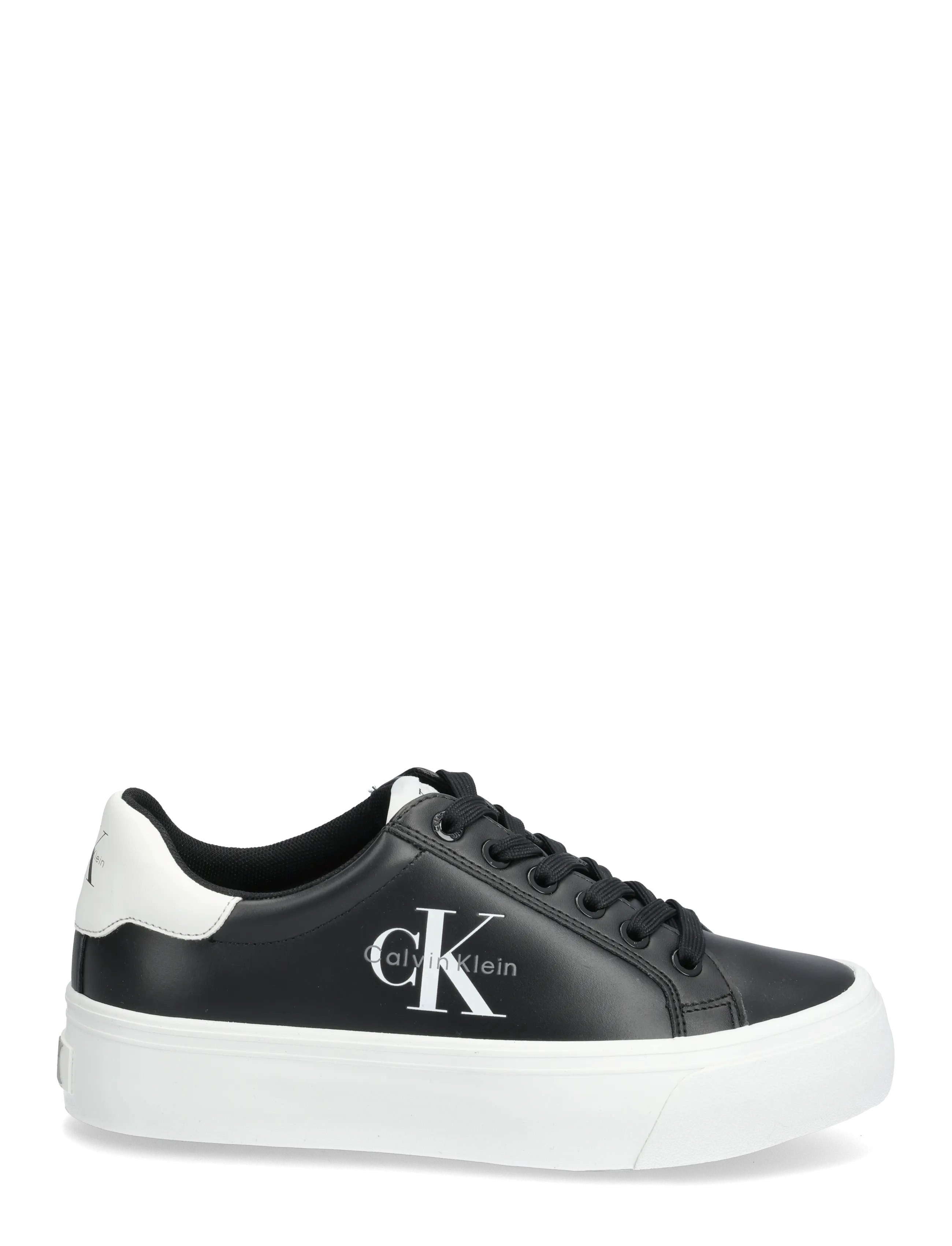 Calvin Klein - VULC FLATFORM LACEUP LOW LTH - confirmation - black - 1