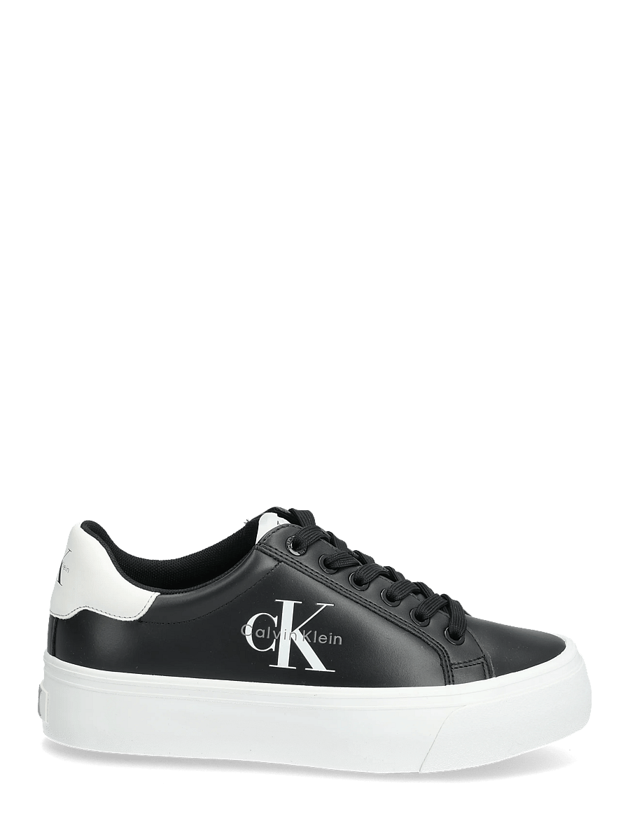 Calvin Klein - VULC FLATFORM LACEUP LOW LTH - konfirmatsioon - black - 1