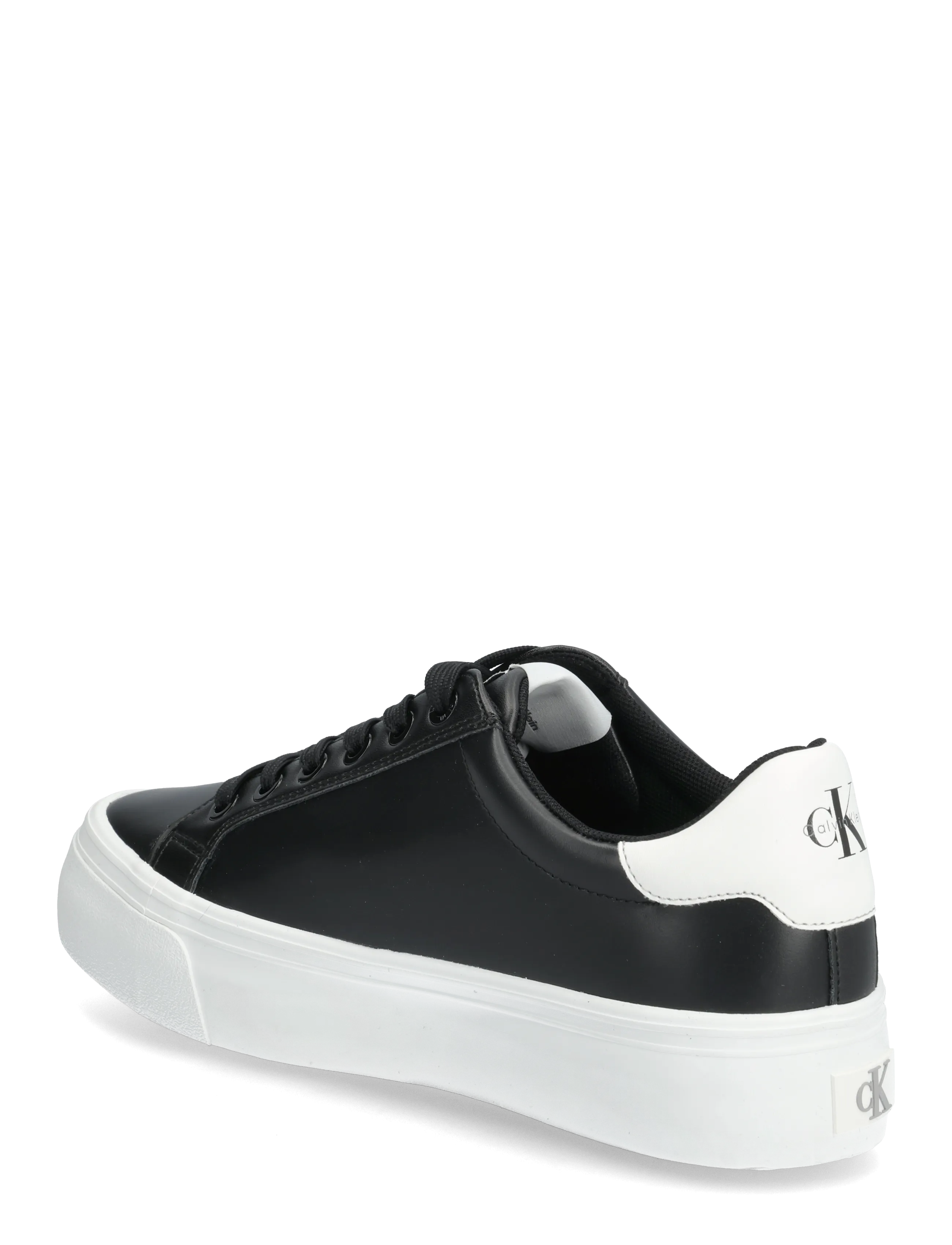 Calvin Klein - VULC FLATFORM LACEUP LOW LTH - confirmation - black - 2