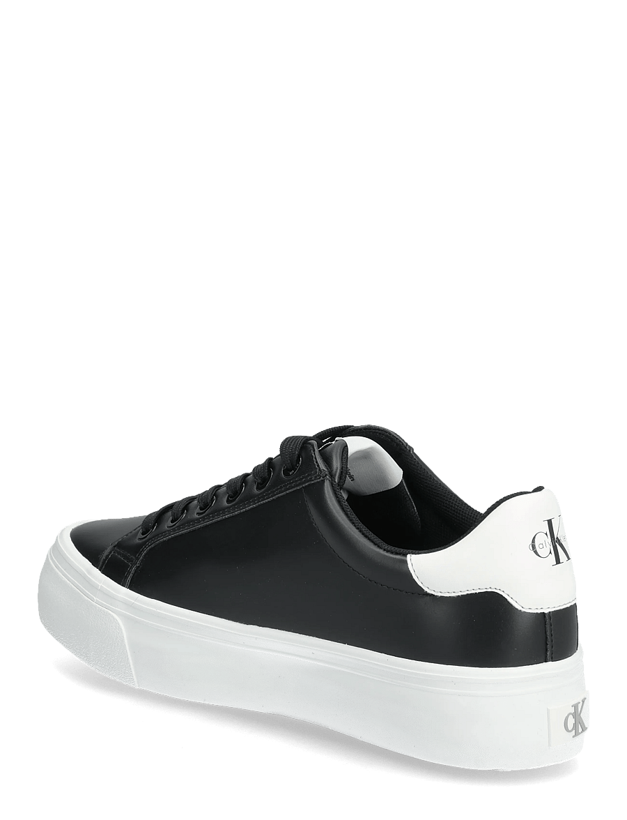Calvin Klein - VULC FLATFORM LACEUP LOW LTH - konfirmatsioon - black - 2