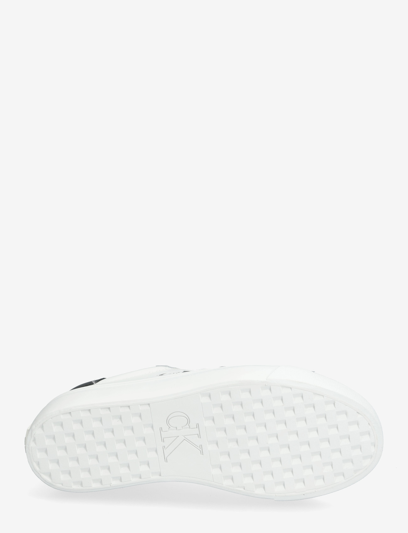 Calvin Klein - VULC FLATFORM LACEUP LOW LTH - låga sneakers - bright white - 4