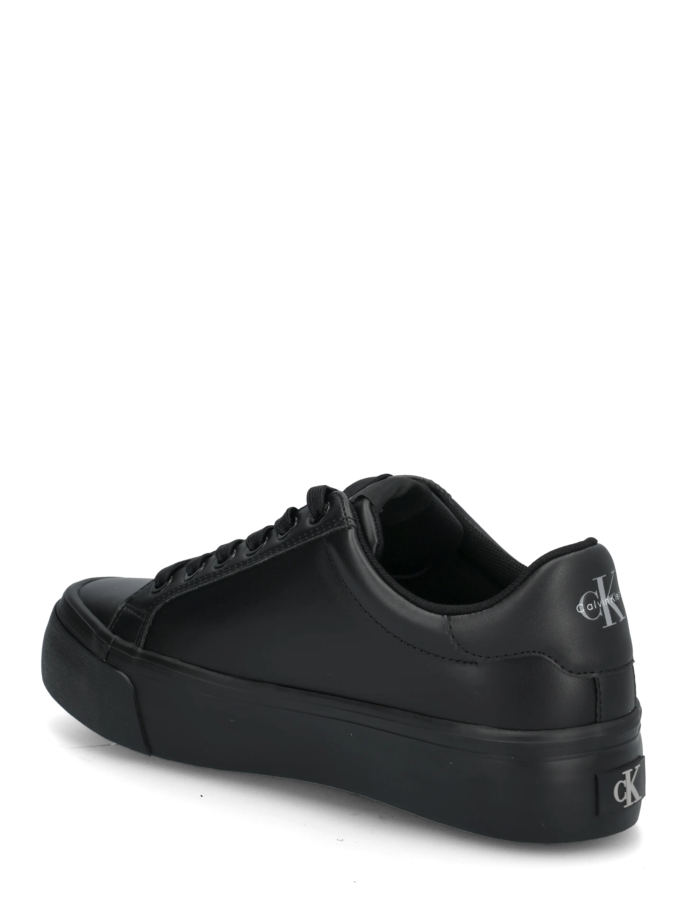 Calvin Klein - VULC FLATFORM LACEUP LOW LTH - konfirmation - triple black - 1