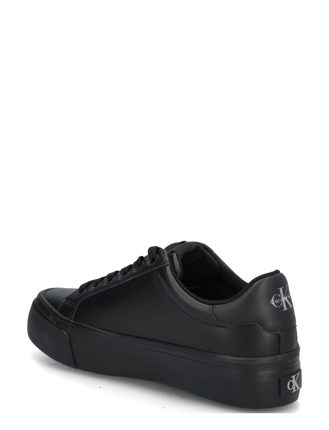 Calvin Klein - VULC FLATFORM LACEUP LOW LTH - konfirmation - triple black - 1