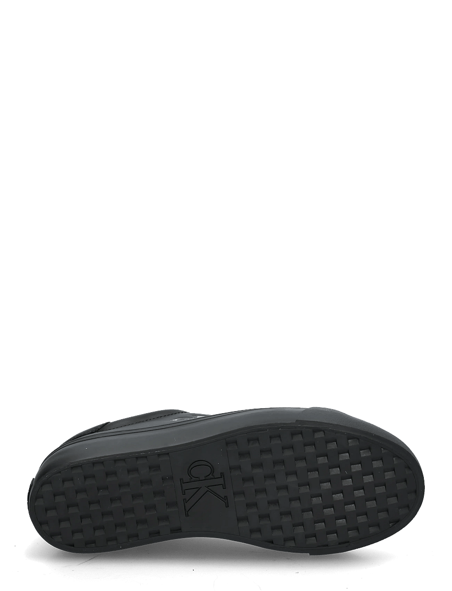 Calvin Klein - VULC FLATFORM LACEUP LOW LTH - konfirmation - triple black - 4