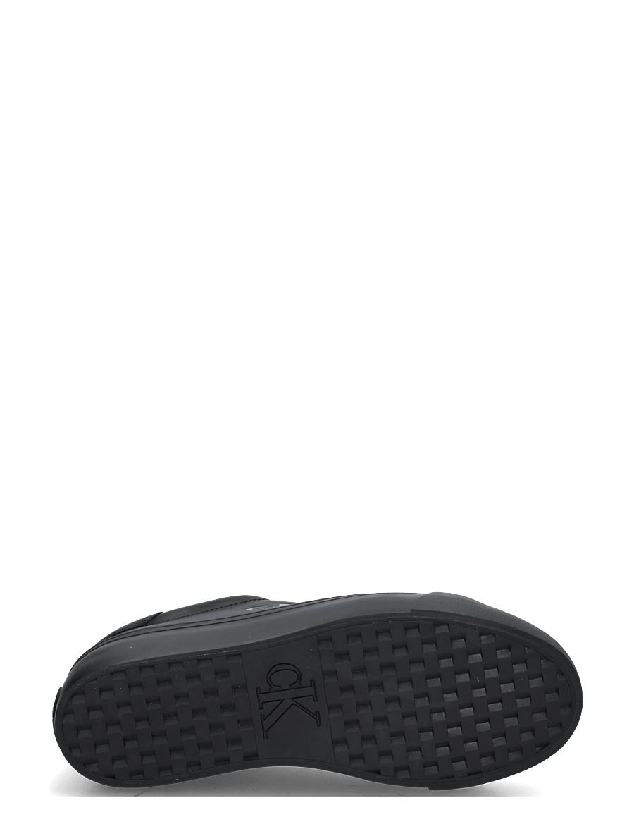 Calvin Klein - VULC FLATFORM LACEUP LOW LTH - konfirmation - triple black - 4