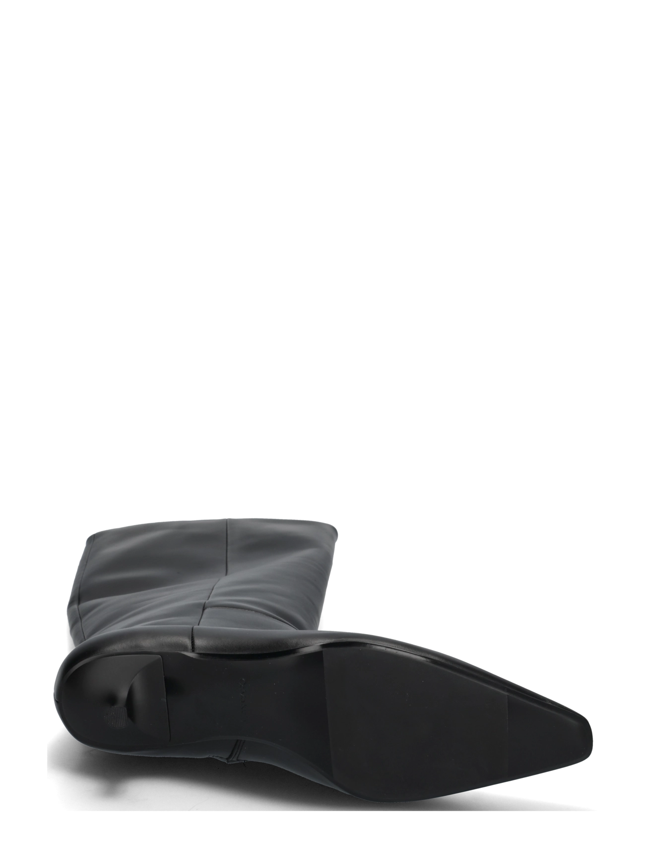 Calvin Klein - KITTEN HEEL HIGH BOOT LTH - põlveni saapad - triple black - 4