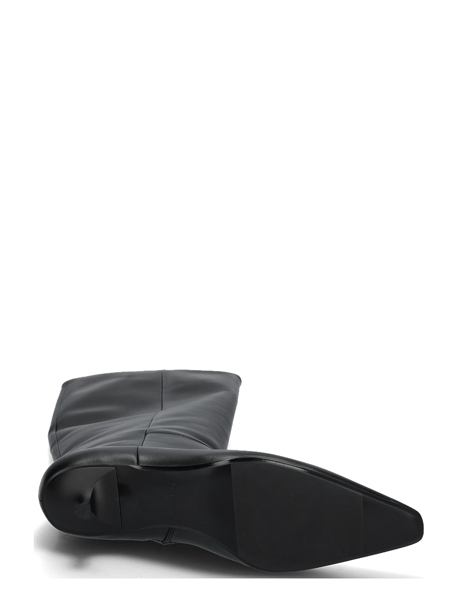 Calvin Klein - KITTEN HEEL HIGH BOOT LTH - põlveni saapad - triple black - 4
