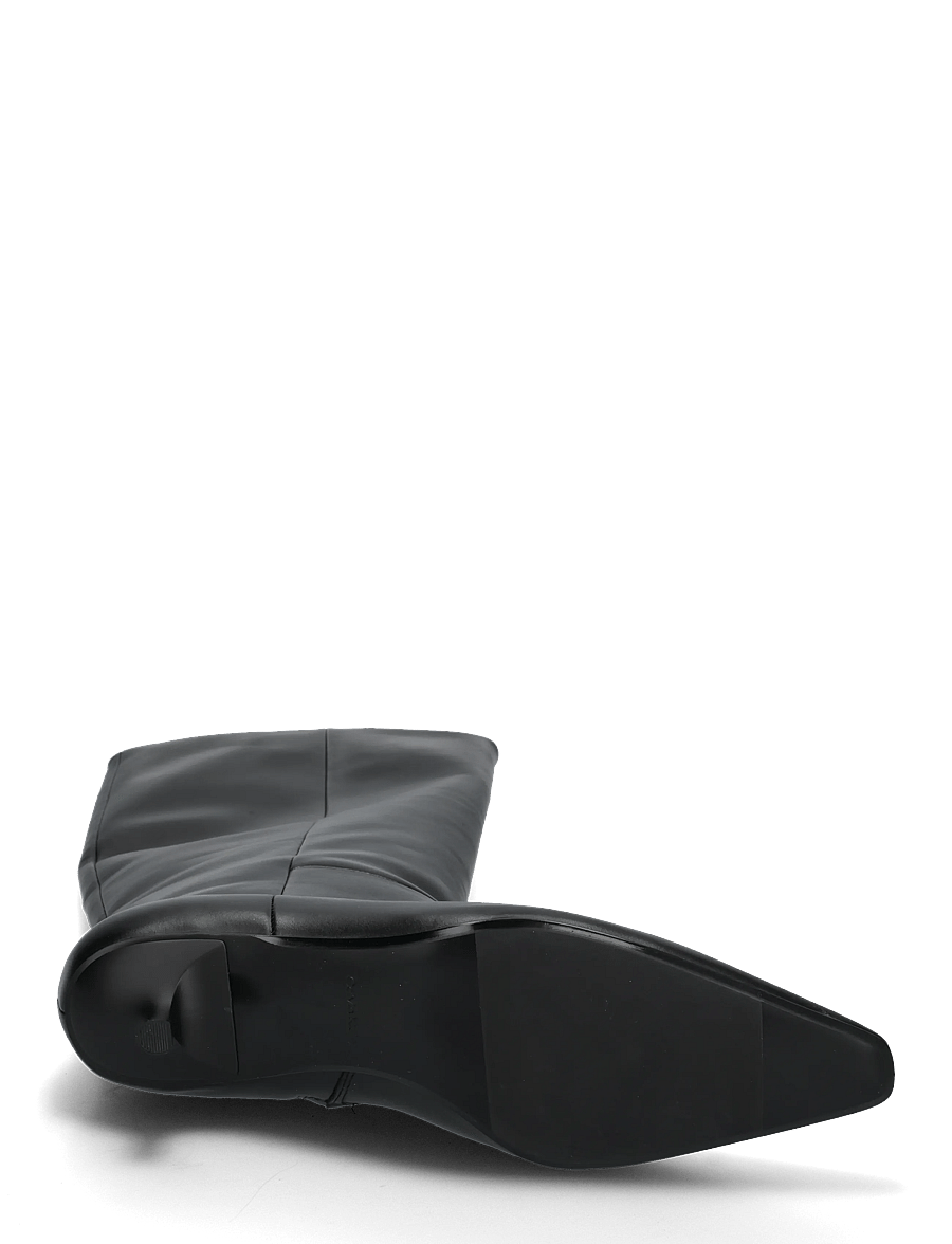 Calvin Klein - KITTEN HEEL HIGH BOOT LTH - knee high boots - triple black - 4