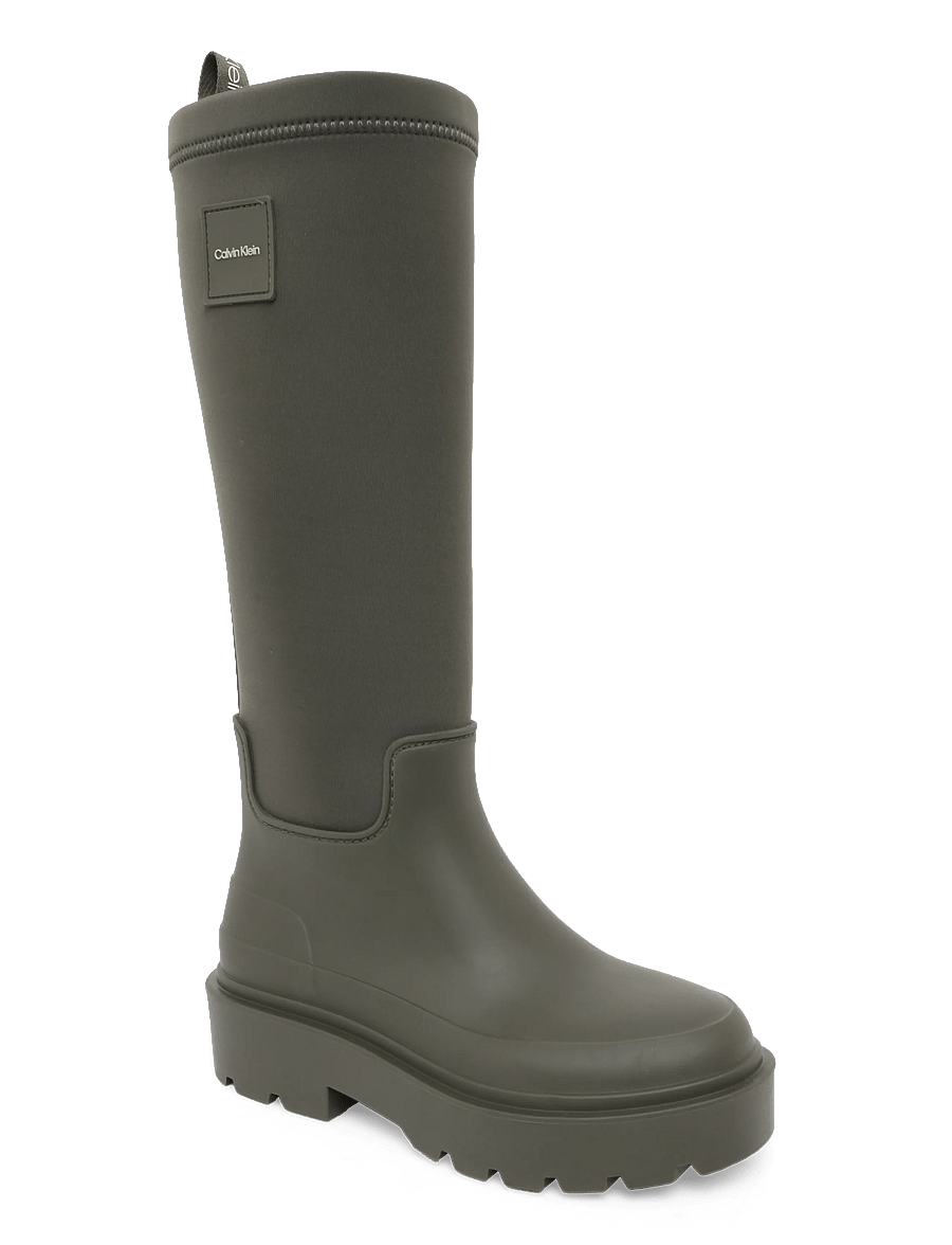 Calvin Klein - RAINBOOT HIGH RUBBER NEO - hverdags stil - olive night - 0