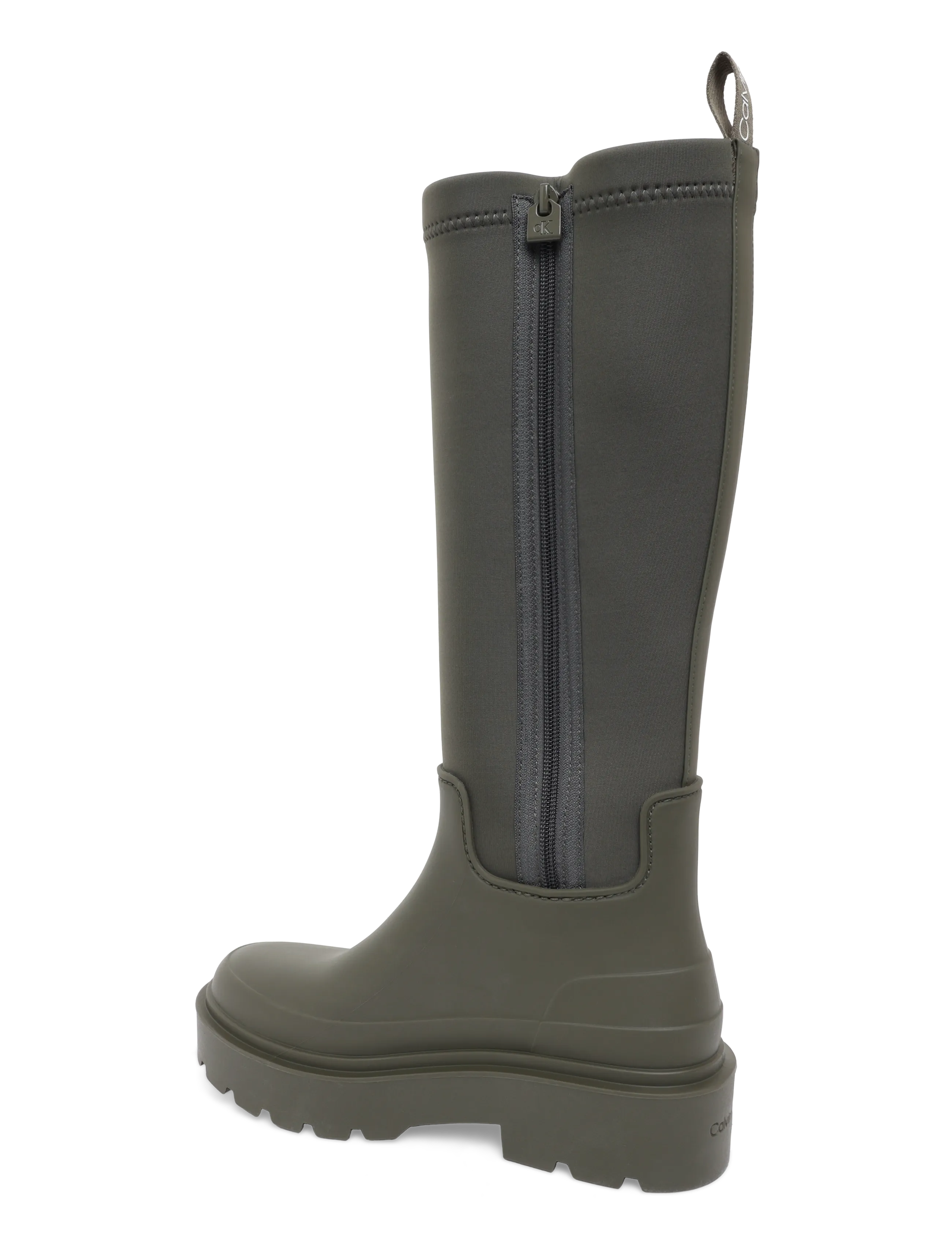 Calvin Klein - RAINBOOT HIGH RUBBER NEO - hverdags stil - olive night - 1