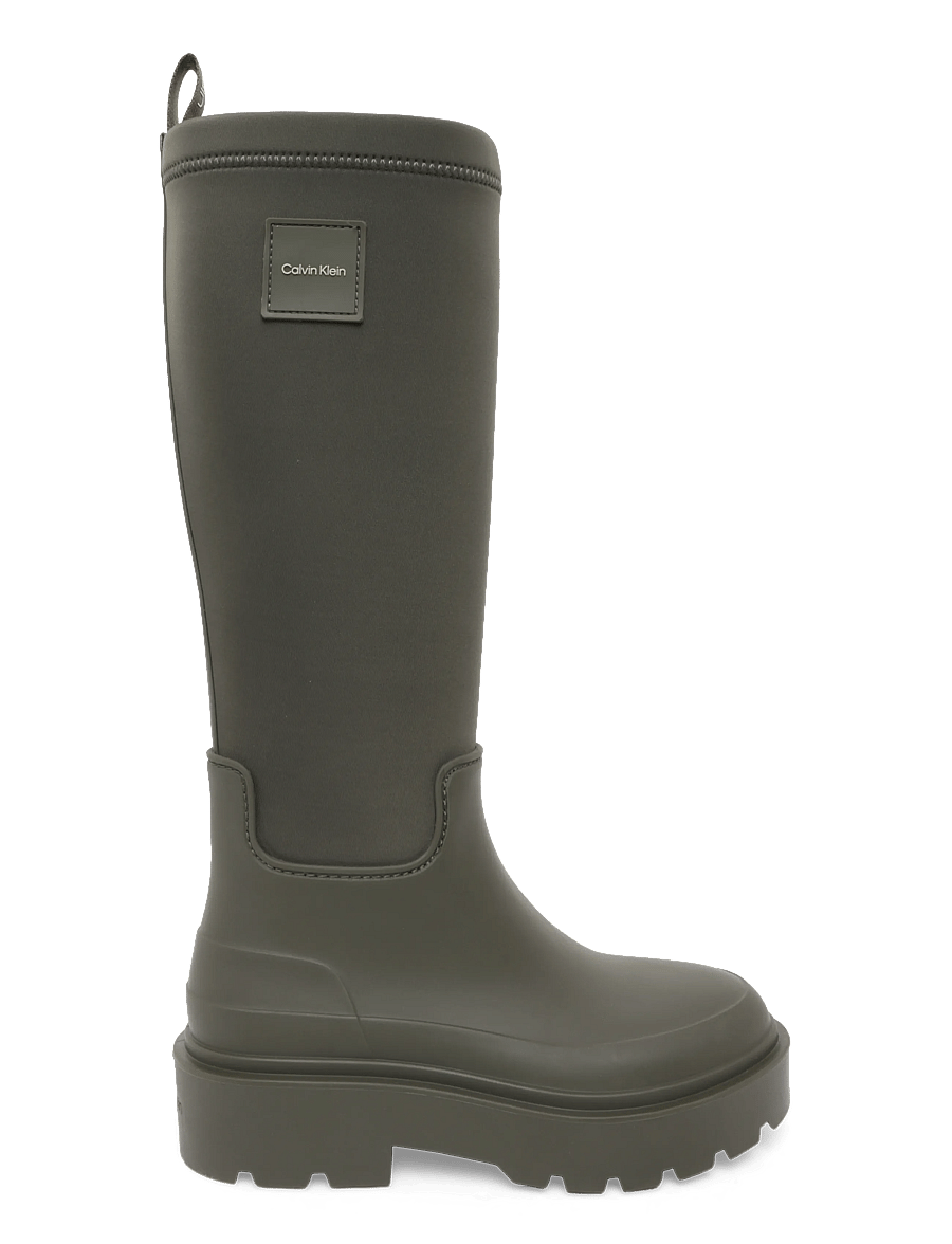 Calvin Klein - RAINBOOT HIGH RUBBER NEO - hverdags stil - olive night - 2