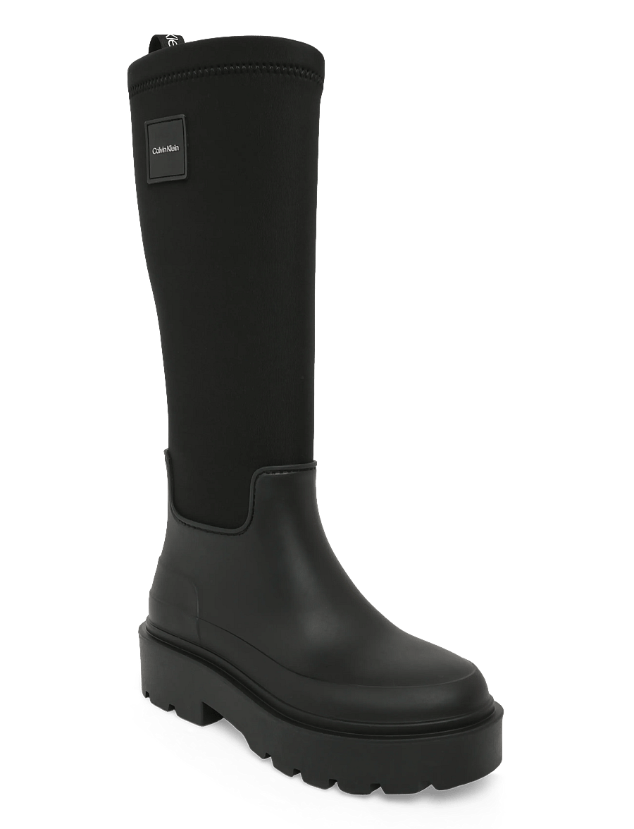 Calvin Klein - RAINBOOT HIGH RUBBER NEO - everyday style - triple black - 0