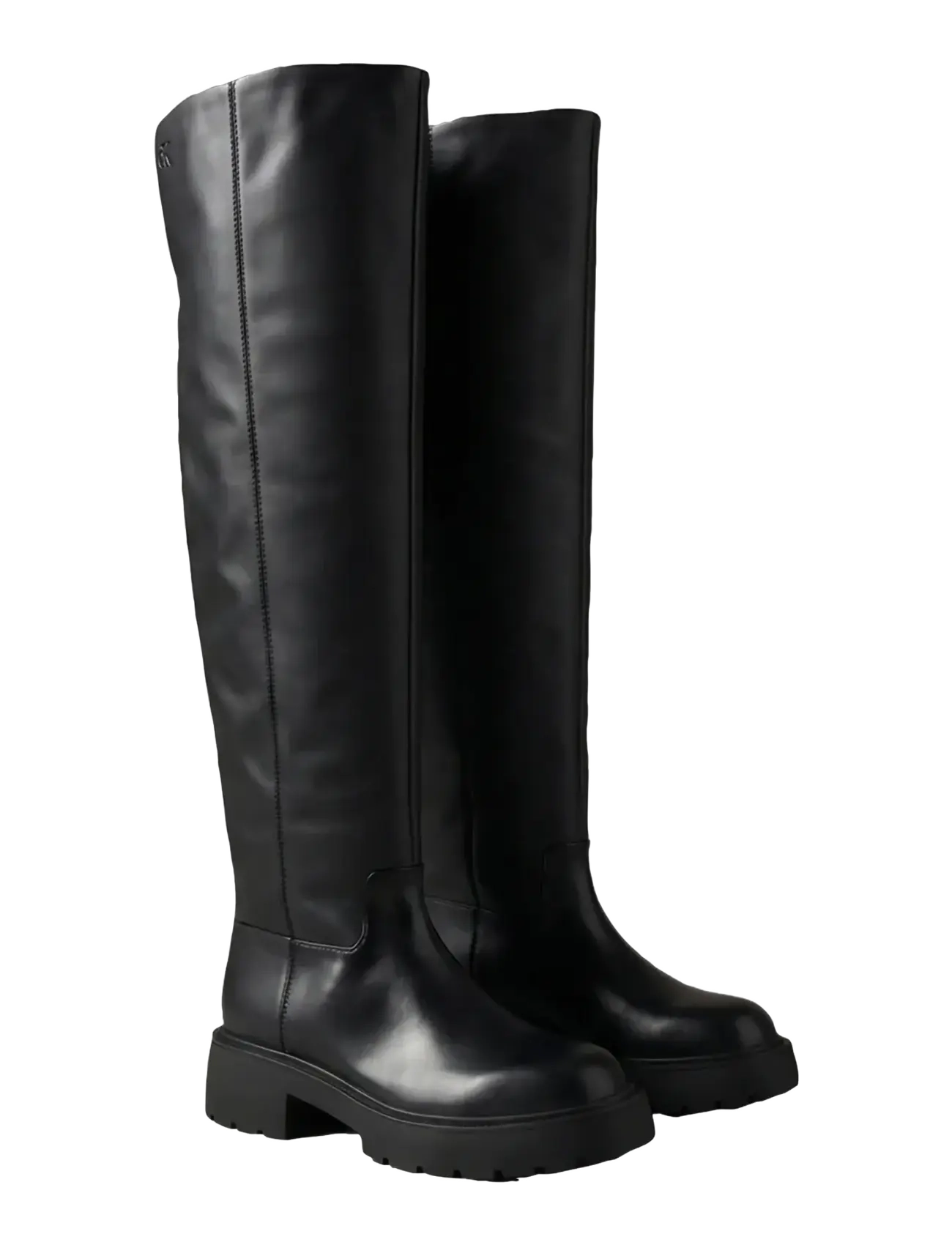 Calvin Klein CHUNKY OTK BOOT NAPPA - Hohe Stiefel - TRIPLE BLACK / black