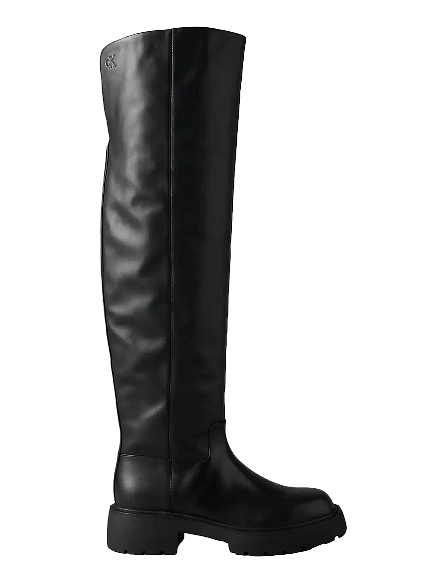 Calvin Klein - CHUNKY OTK BOOT NAPPA - overknee-stiefel - triple black - 1