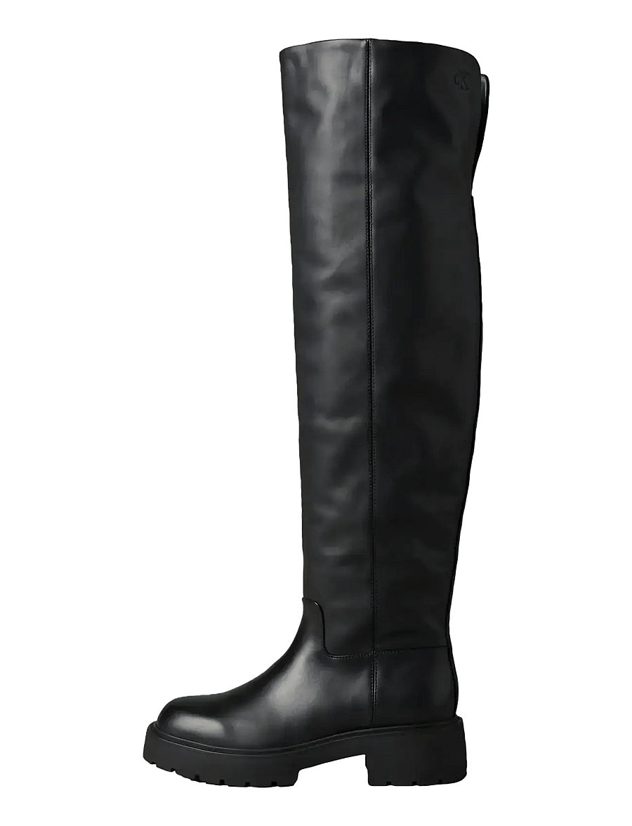 Calvin Klein - CHUNKY OTK BOOT NAPPA - overknee-stiefel - triple black - 2