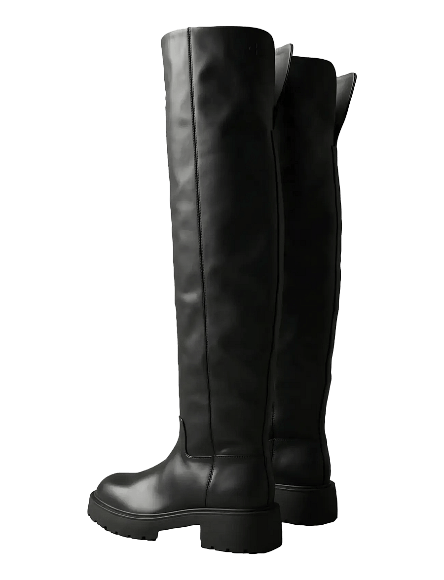 Calvin Klein - CHUNKY OTK BOOT NAPPA - overknee-stiefel - triple black - 3