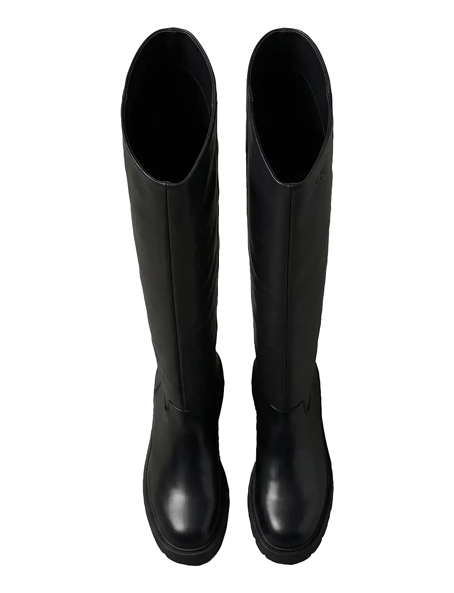 Calvin Klein - CHUNKY OTK BOOT NAPPA - overknee-stiefel - triple black - 4
