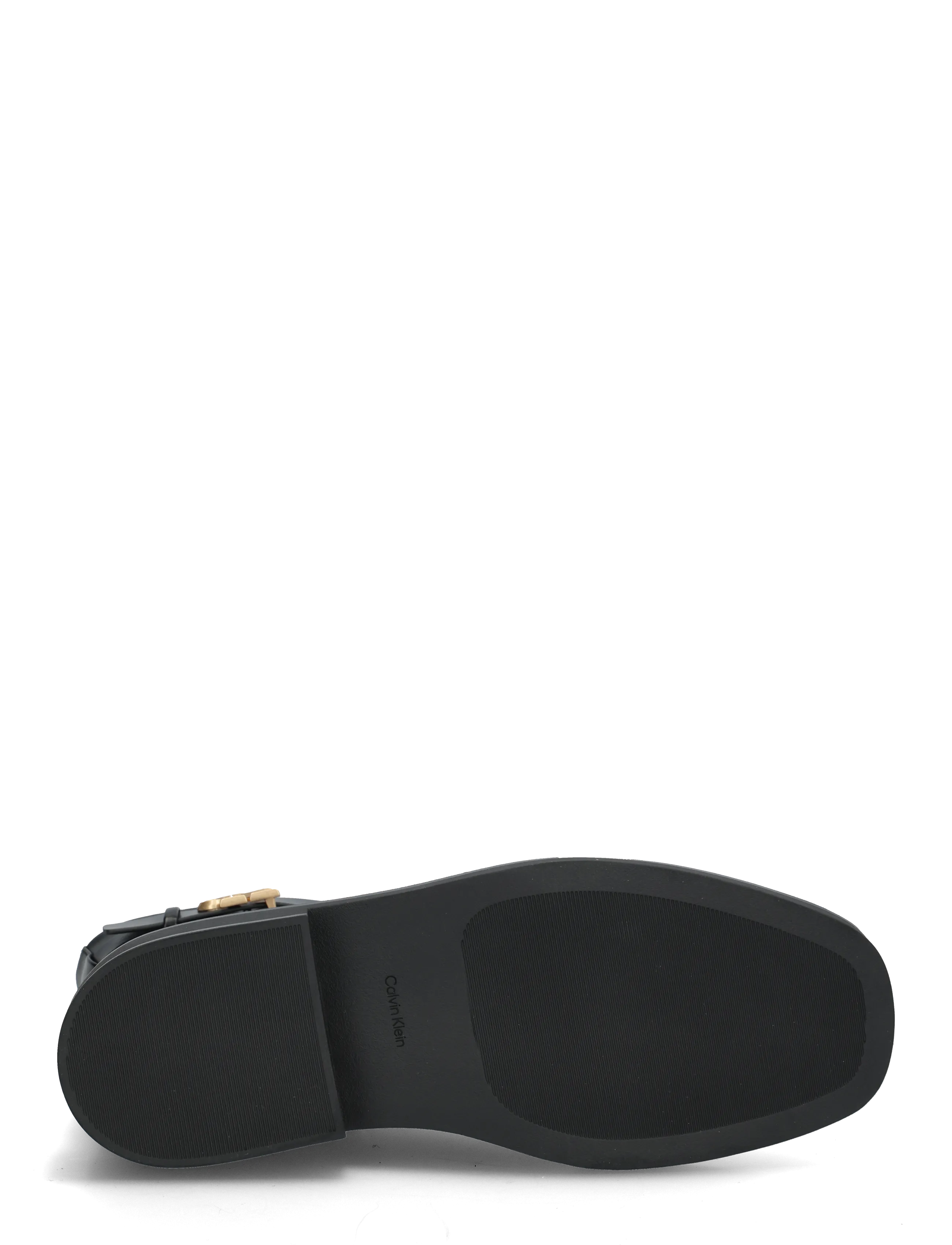 Calvin Klein - SQUARE ANKLE BOOT LTH MG HDW - støvletter - triple black - 4