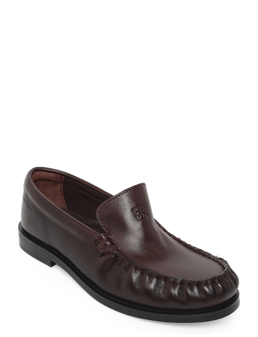 Calvin Klein - ROUND ESSENTIAL LOAFER LTH - fashion trends - fudge black - 0