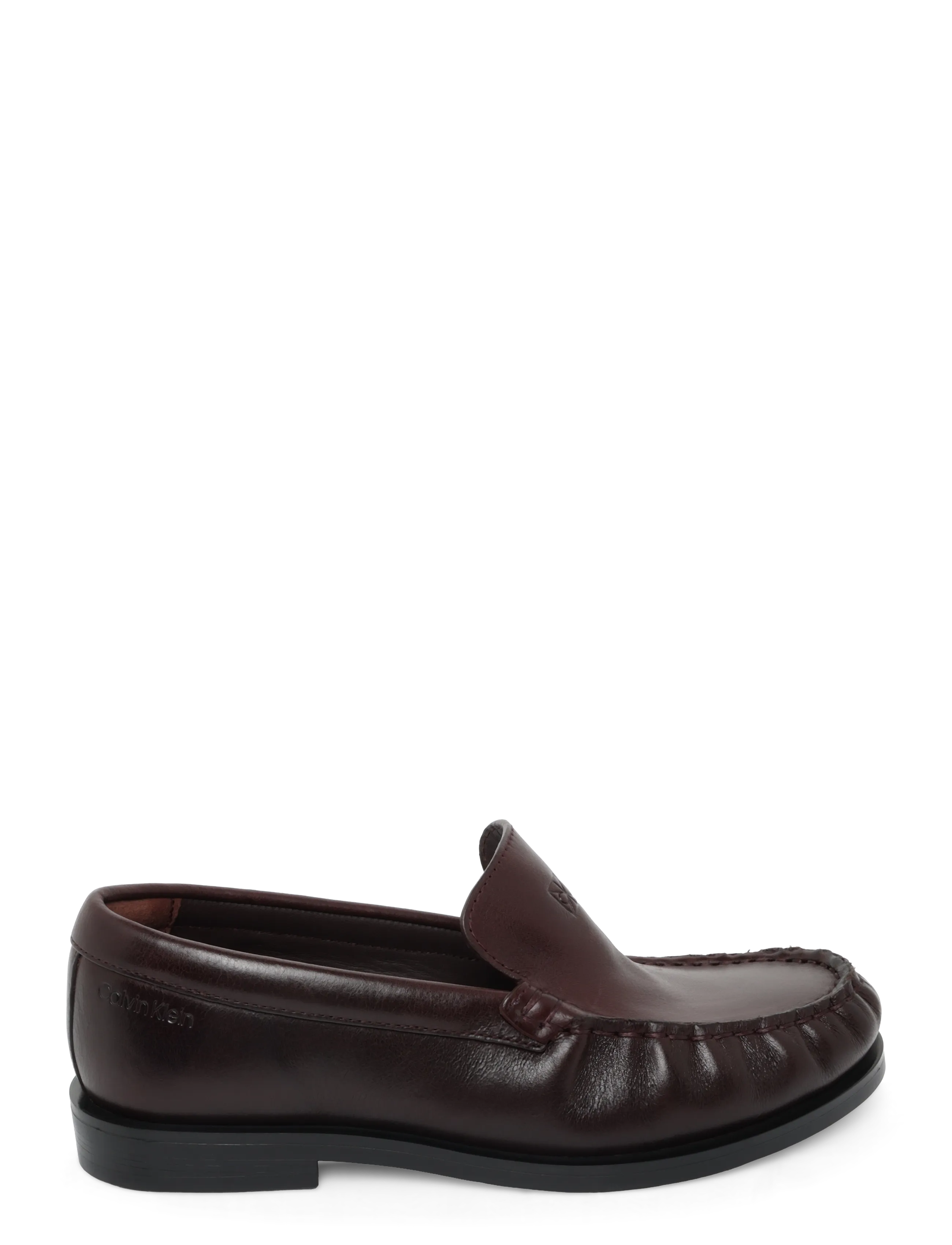 Calvin Klein - ROUND ESSENTIAL LOAFER LTH - fudge black - 3