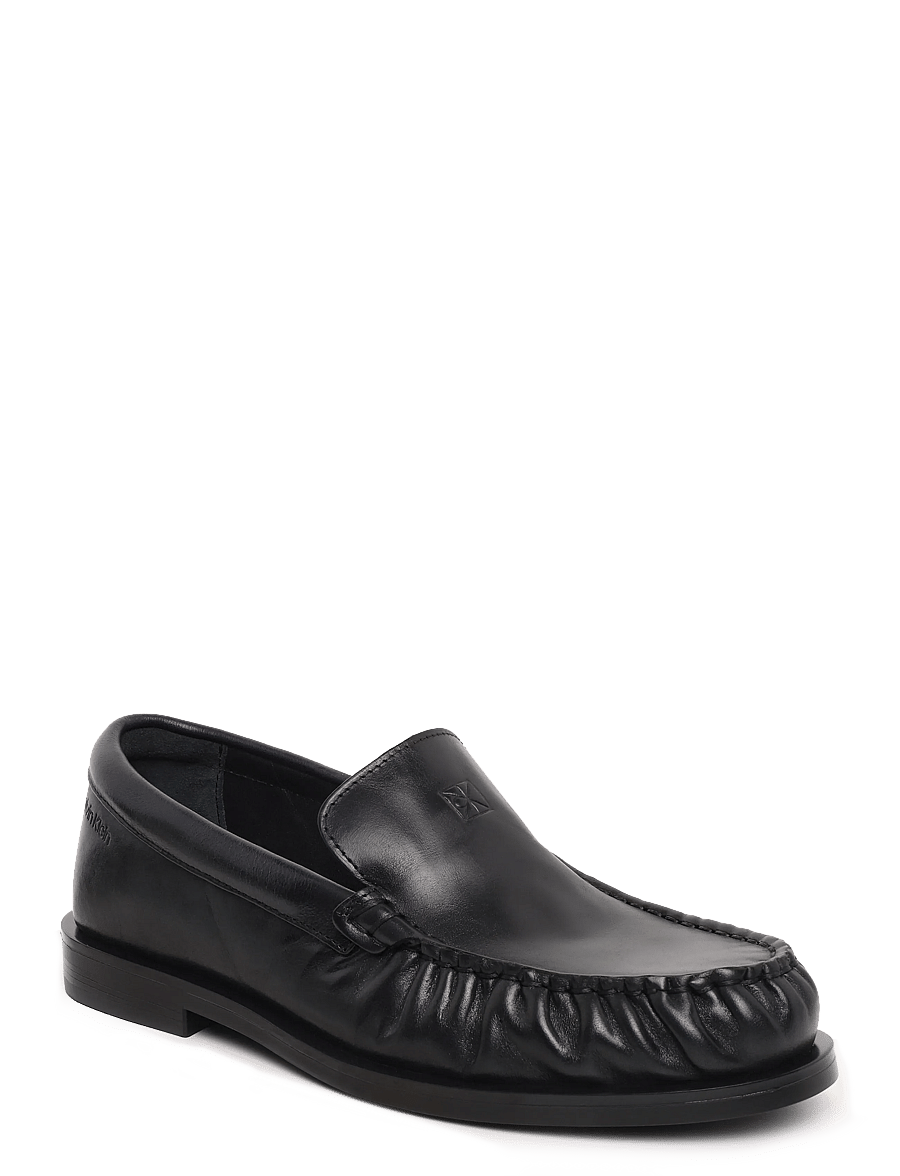 Calvin Klein - ROUND ESSENTIAL LOAFER LTH - modetrends - triple black - 0