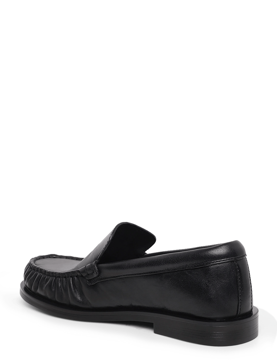 Calvin Klein - ROUND ESSENTIAL LOAFER LTH - modetrends - triple black - 1