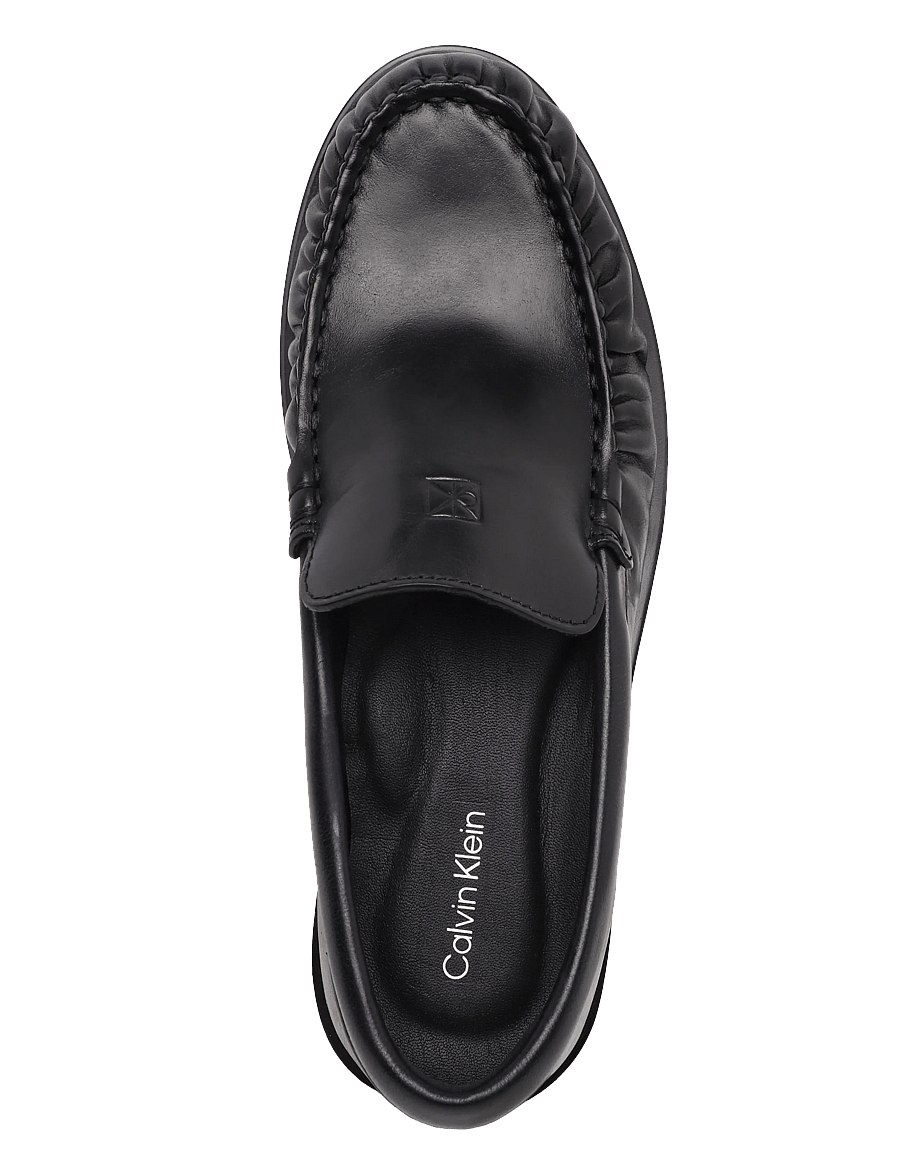 Calvin Klein - ROUND ESSENTIAL LOAFER LTH - modetrends - triple black - 2