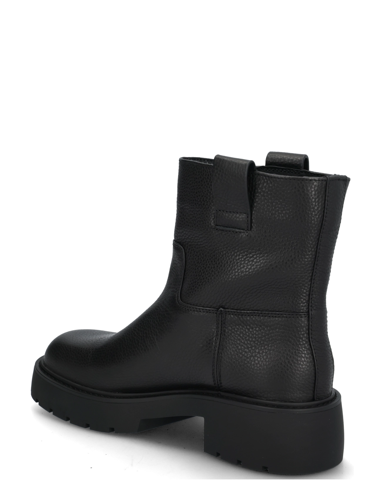 Calvin Klein - CHUNKY ANKLE BOOT LTH HDW - kontsaga poolsaapad - triple black - 1
