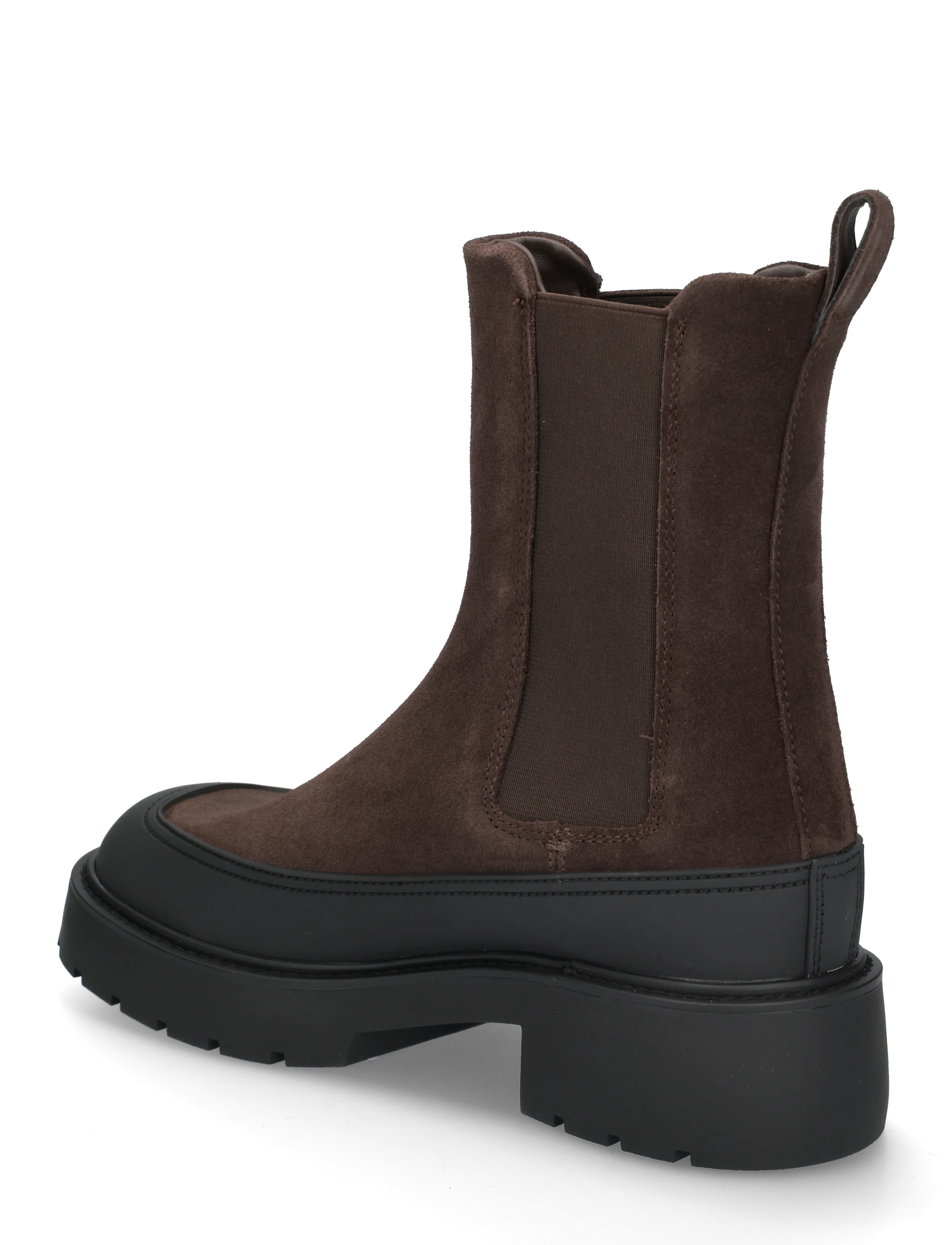 Calvin Klein - CHUNKY CHELSEA BOOT SUE EM - chelsea boots - rocky brown black - 1
